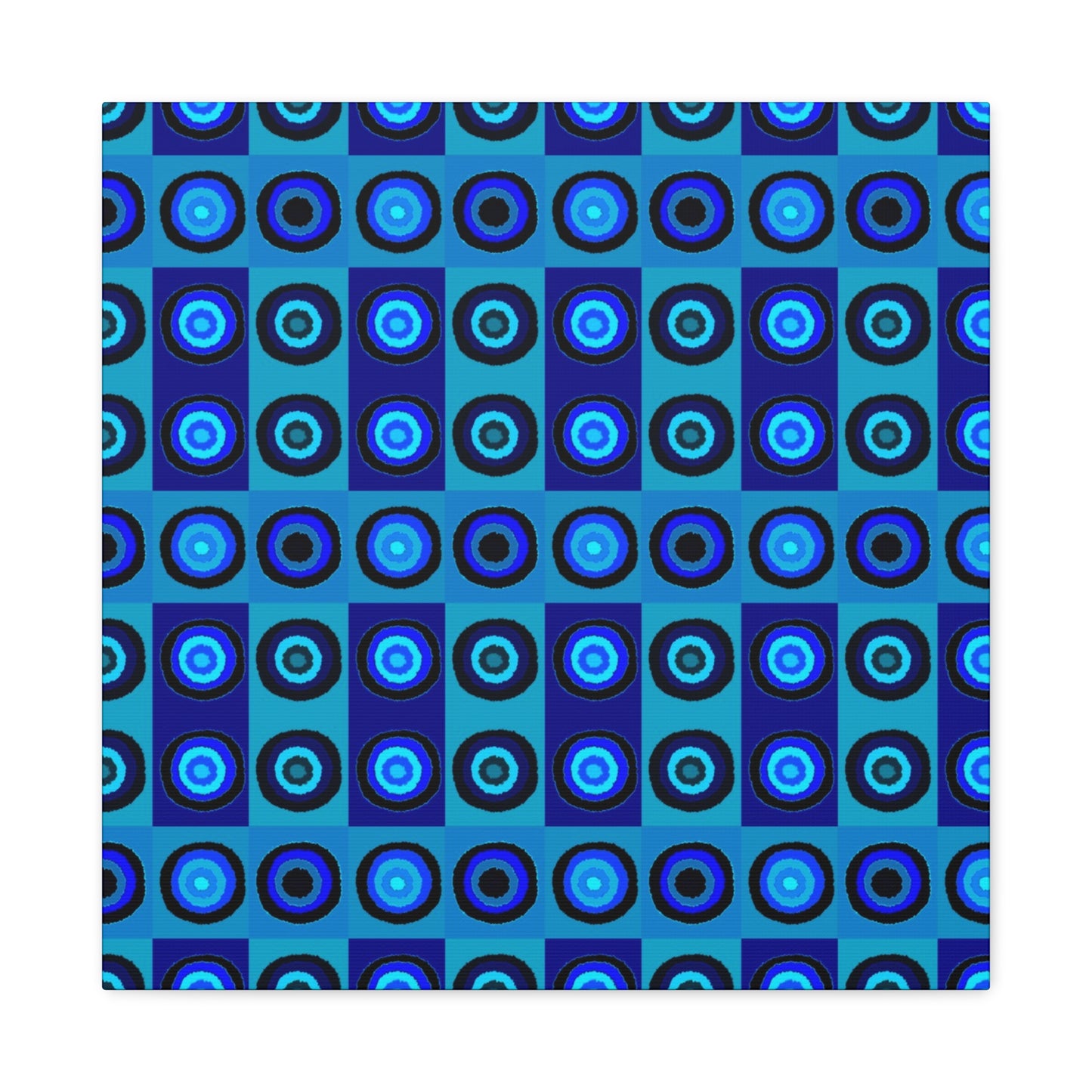 Blue Psyche Wall Art; Stretched Canvas