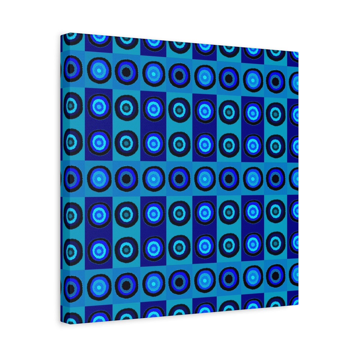 Blue Psyche Wall Art; Stretched Canvas