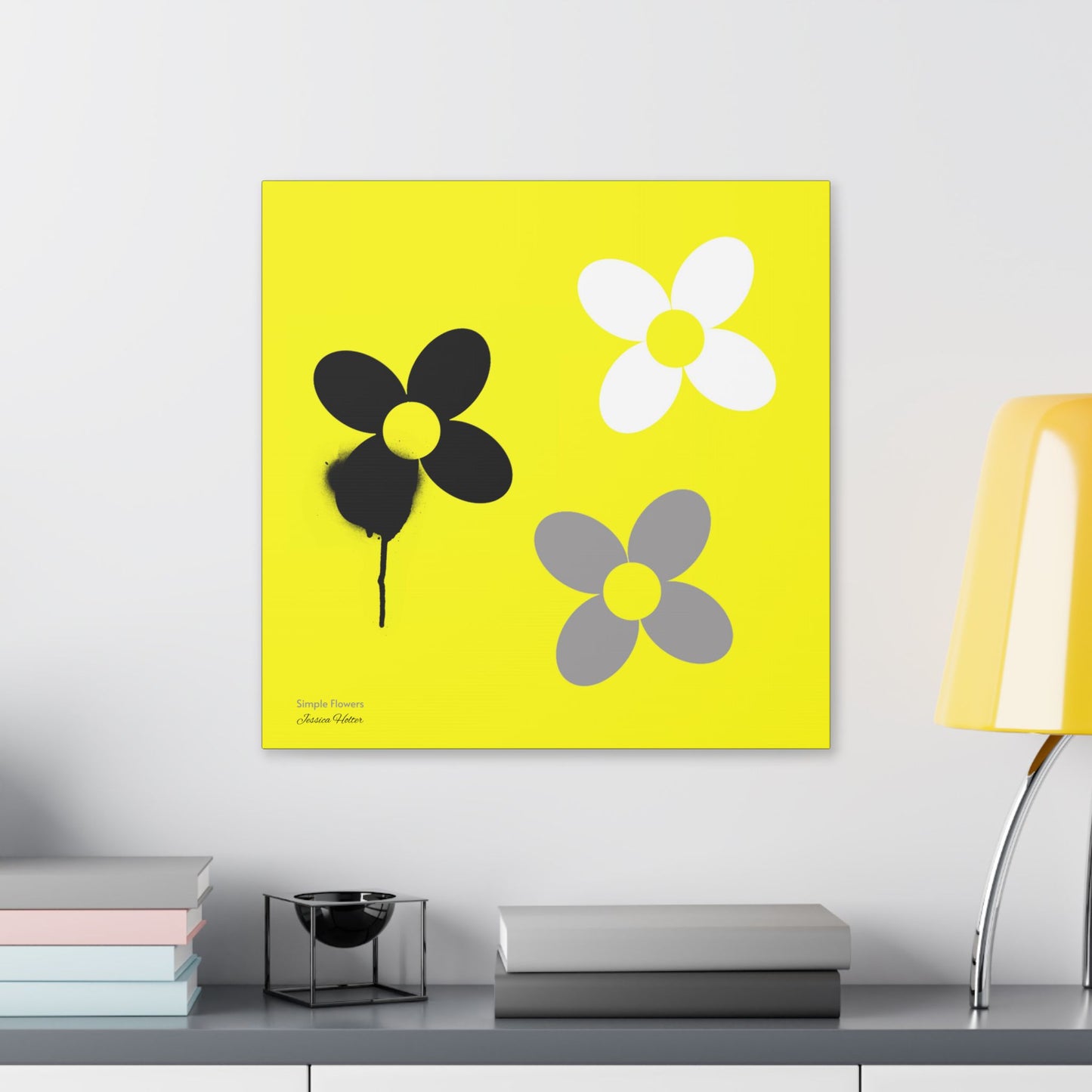 Simple Flowers ~ Classic Stretched Canvas