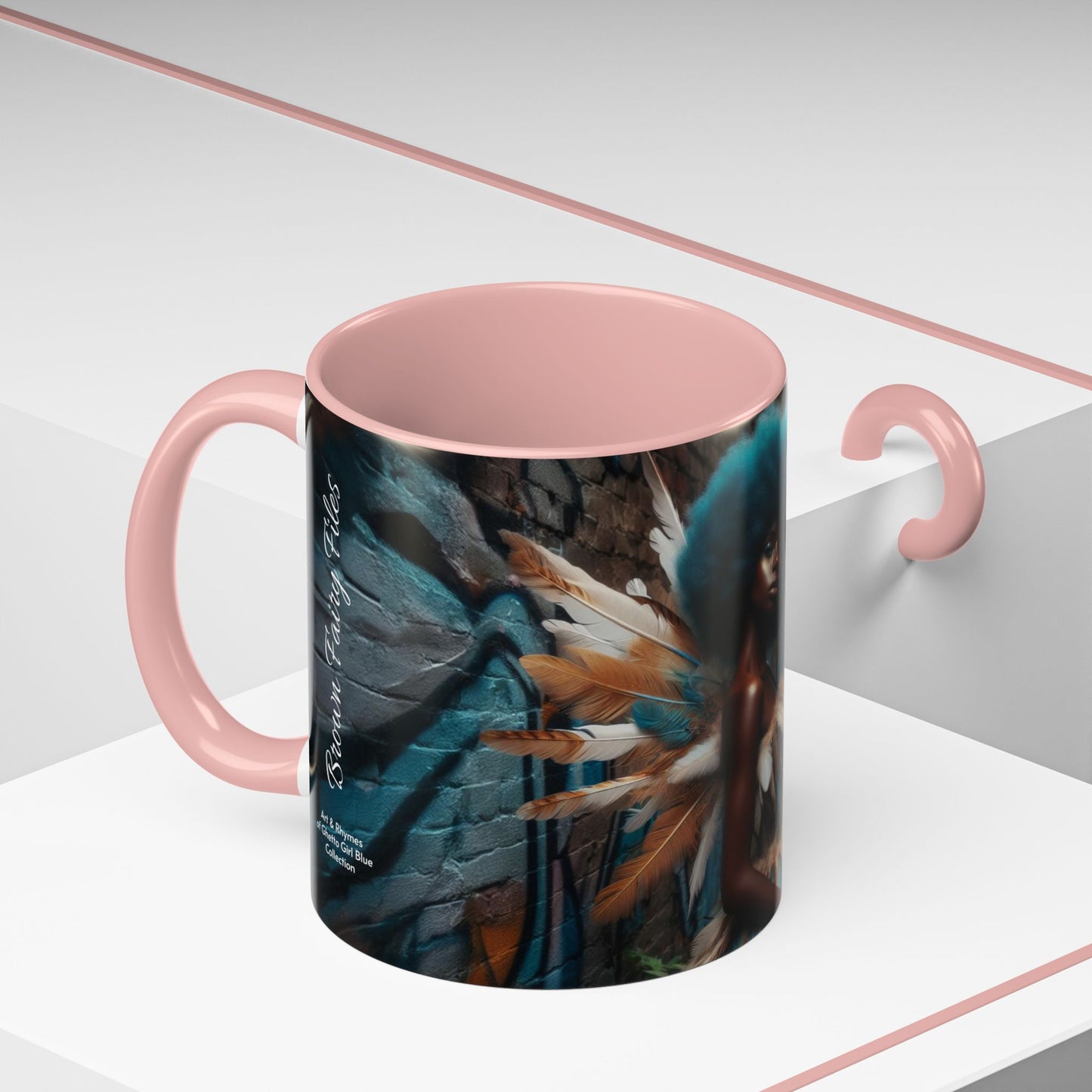 Blue-Haired Warrior Fairy Mug (11oz)