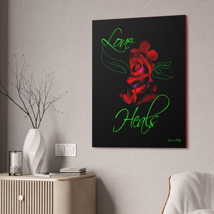 Love Heals Canvas Stretched Wall Art