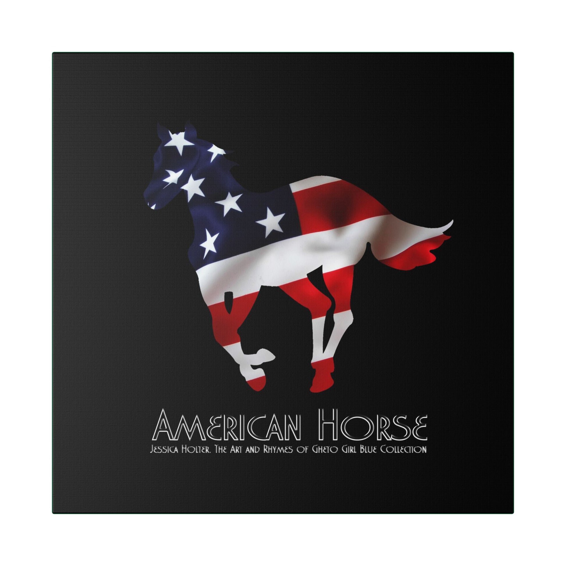 American Horse ~ Classic Stretched Canvas Artwork by Jessica Holter