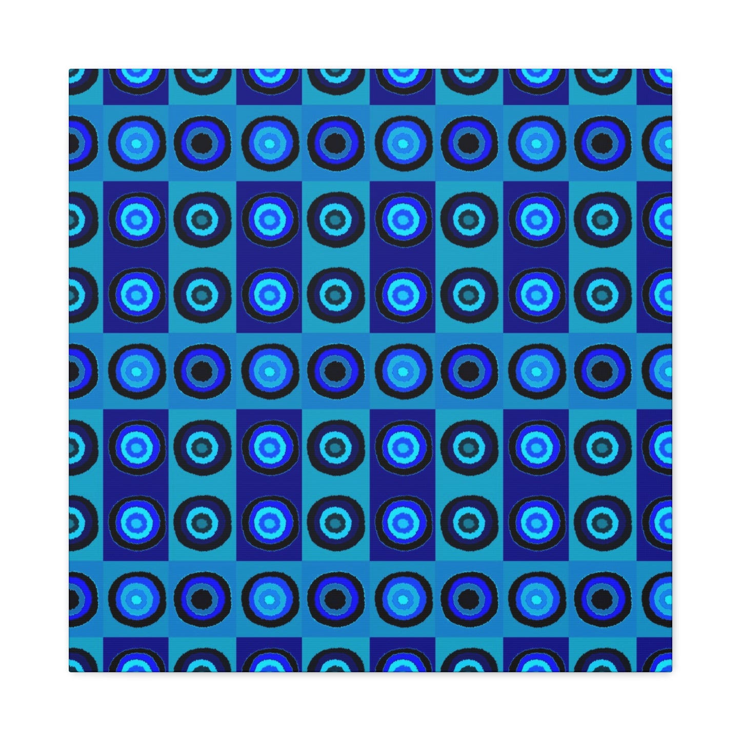 Blue Psyche Wall Art; Stretched Canvas