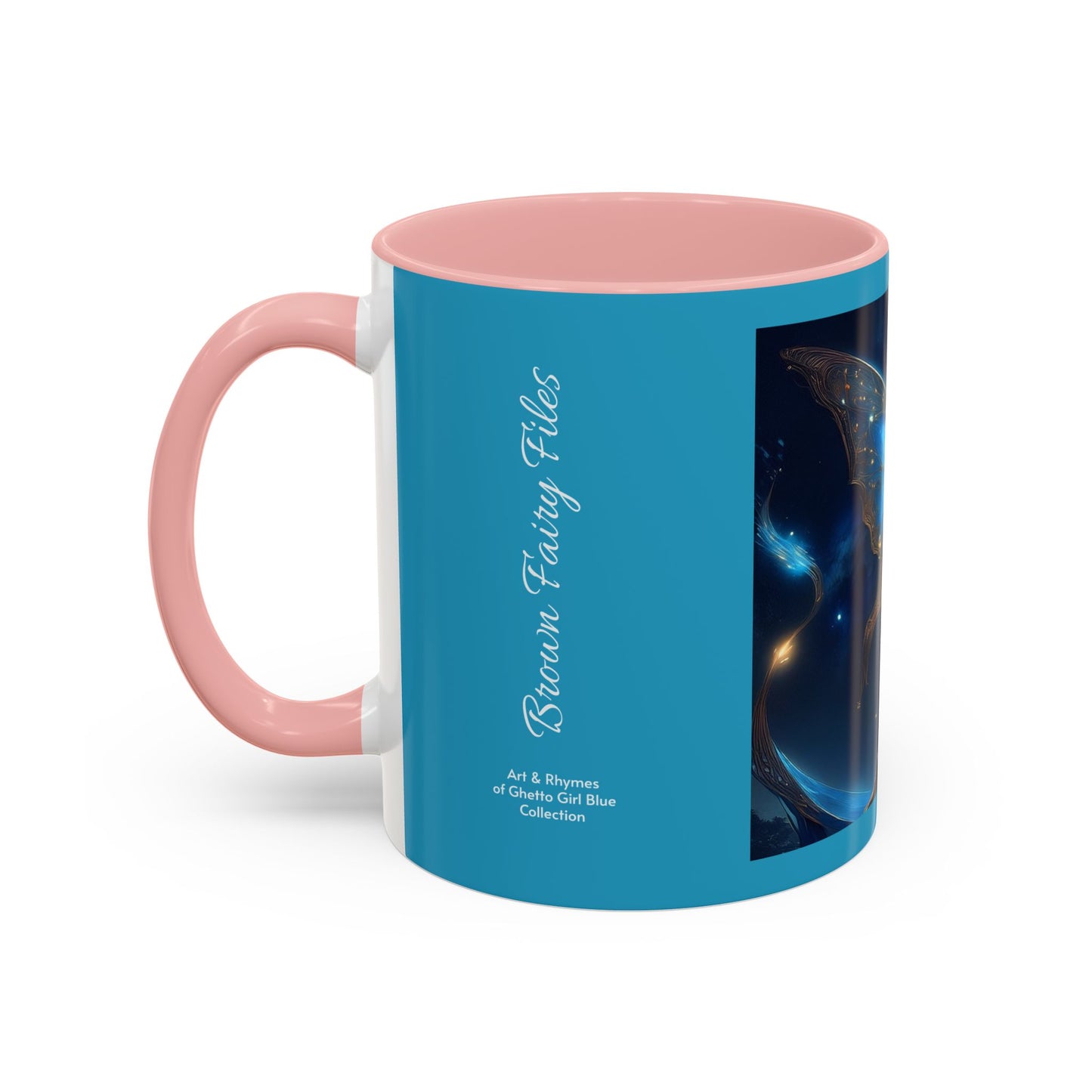 Blue Fairy Under Moon Mug (11oz)