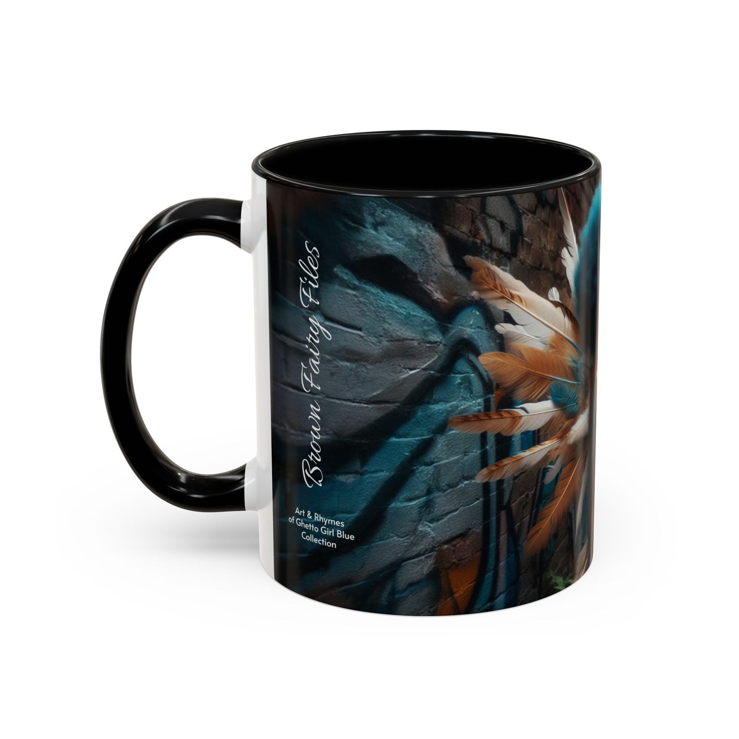 Blue-Haired Warrior Fairy Mug (11oz)