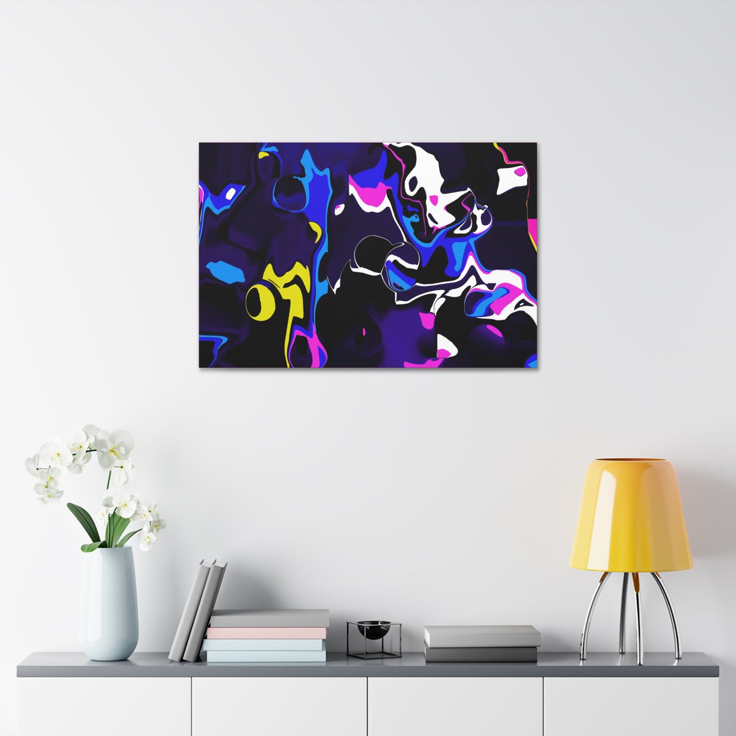 Hippie Matrix Canvas Stretched Wall Art