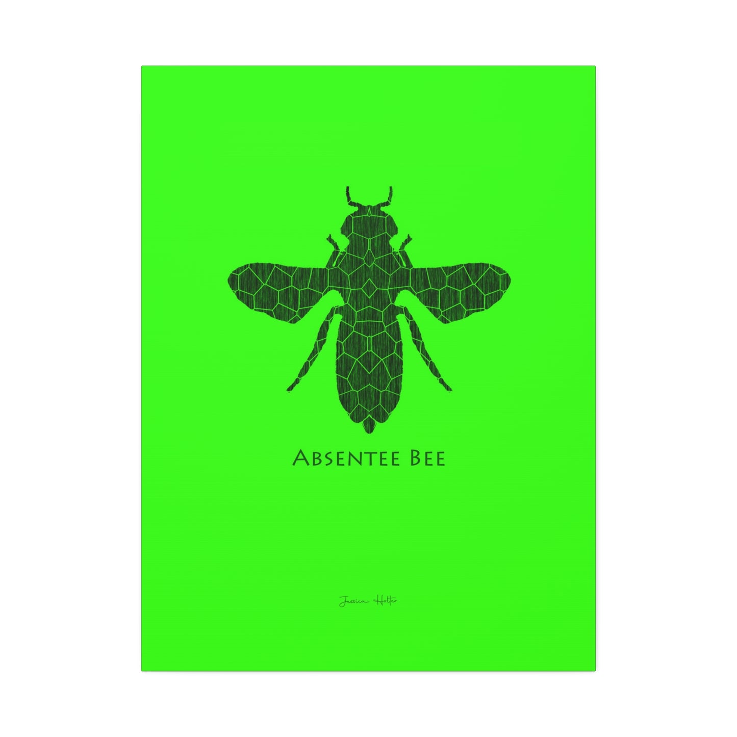 Absentee Bee Artwork by Jessica Holter