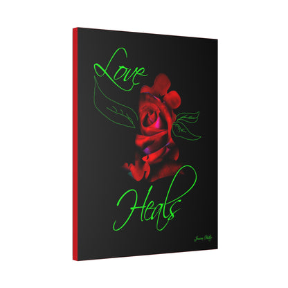 Love Heals Canvas Stretched Wall Art