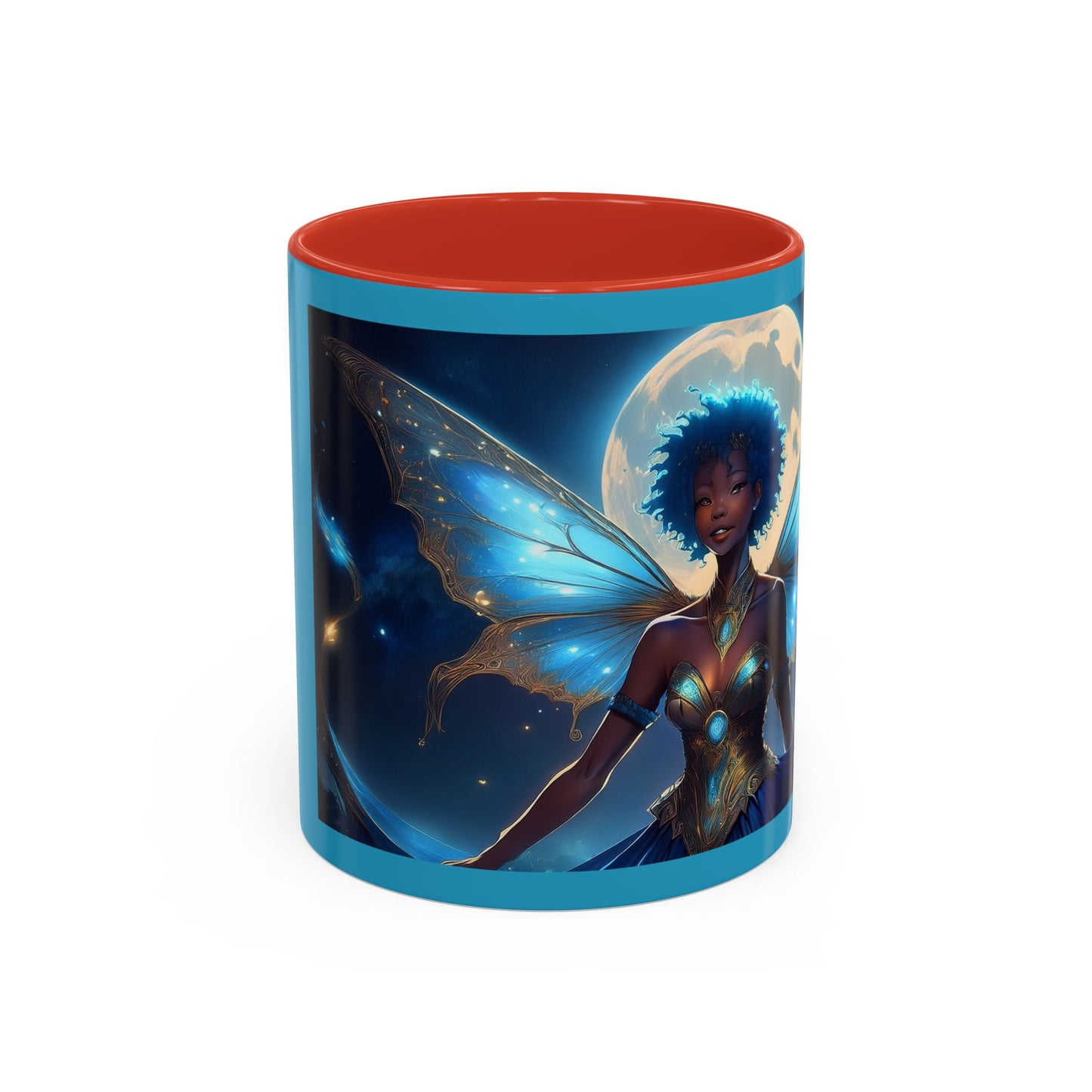 Blue Fairy Under Moon Mug (11oz)