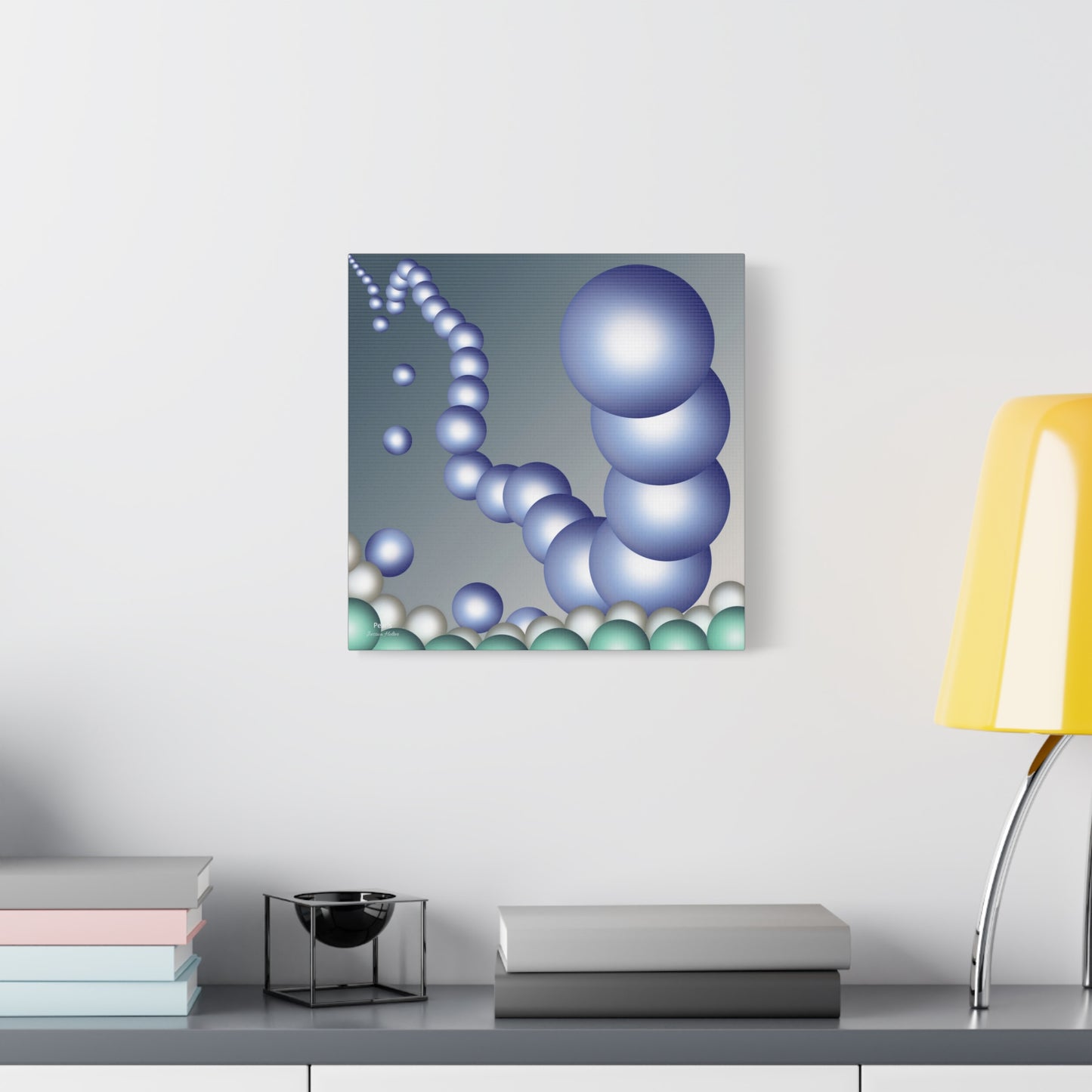 Pearls Wall Art on Stretched Canvas