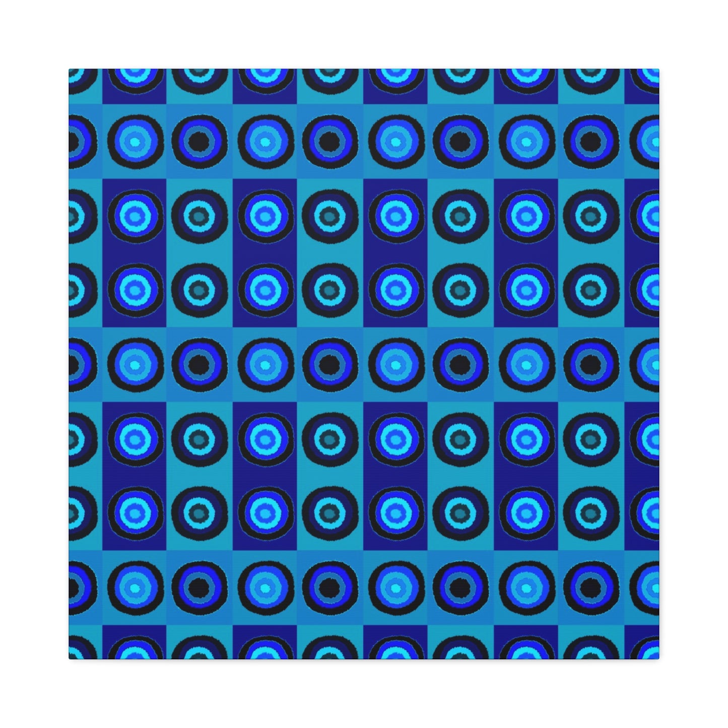 Blue Psyche Wall Art; Stretched Canvas