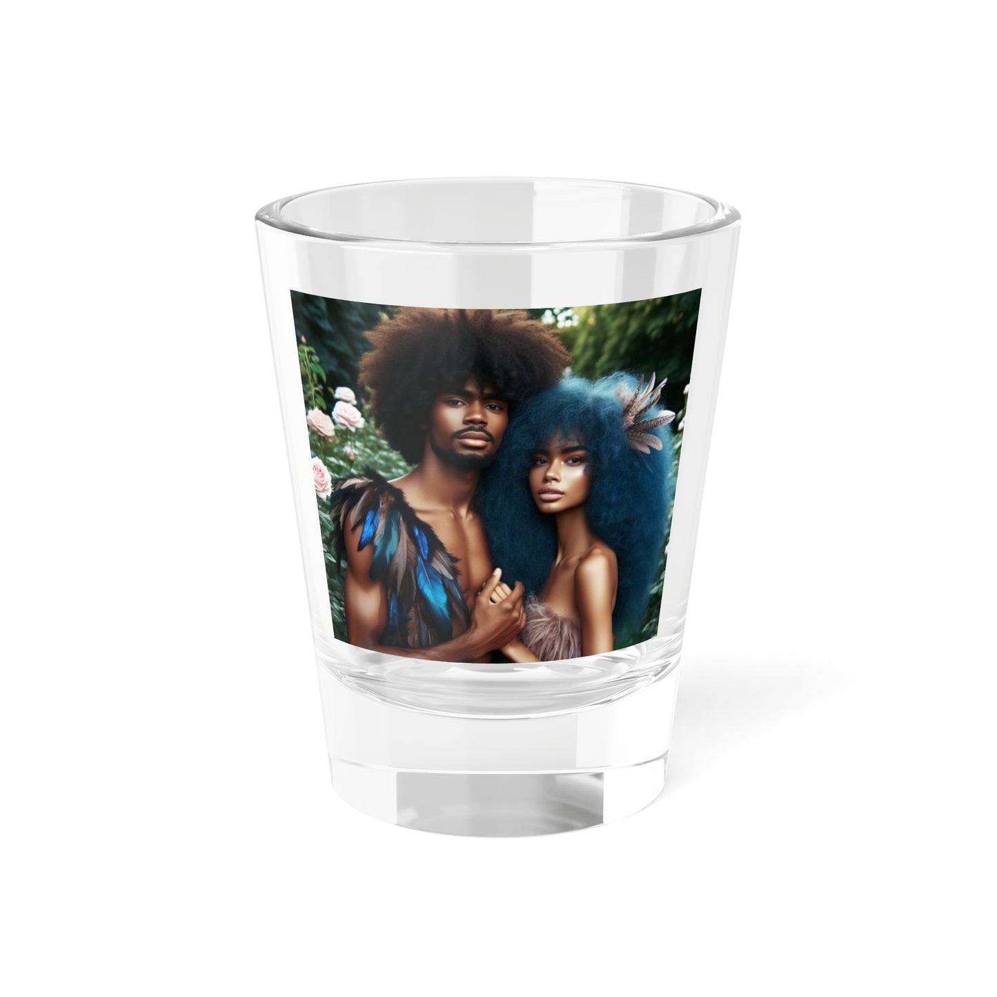 Blue Love Shot Glass, 1.5oz