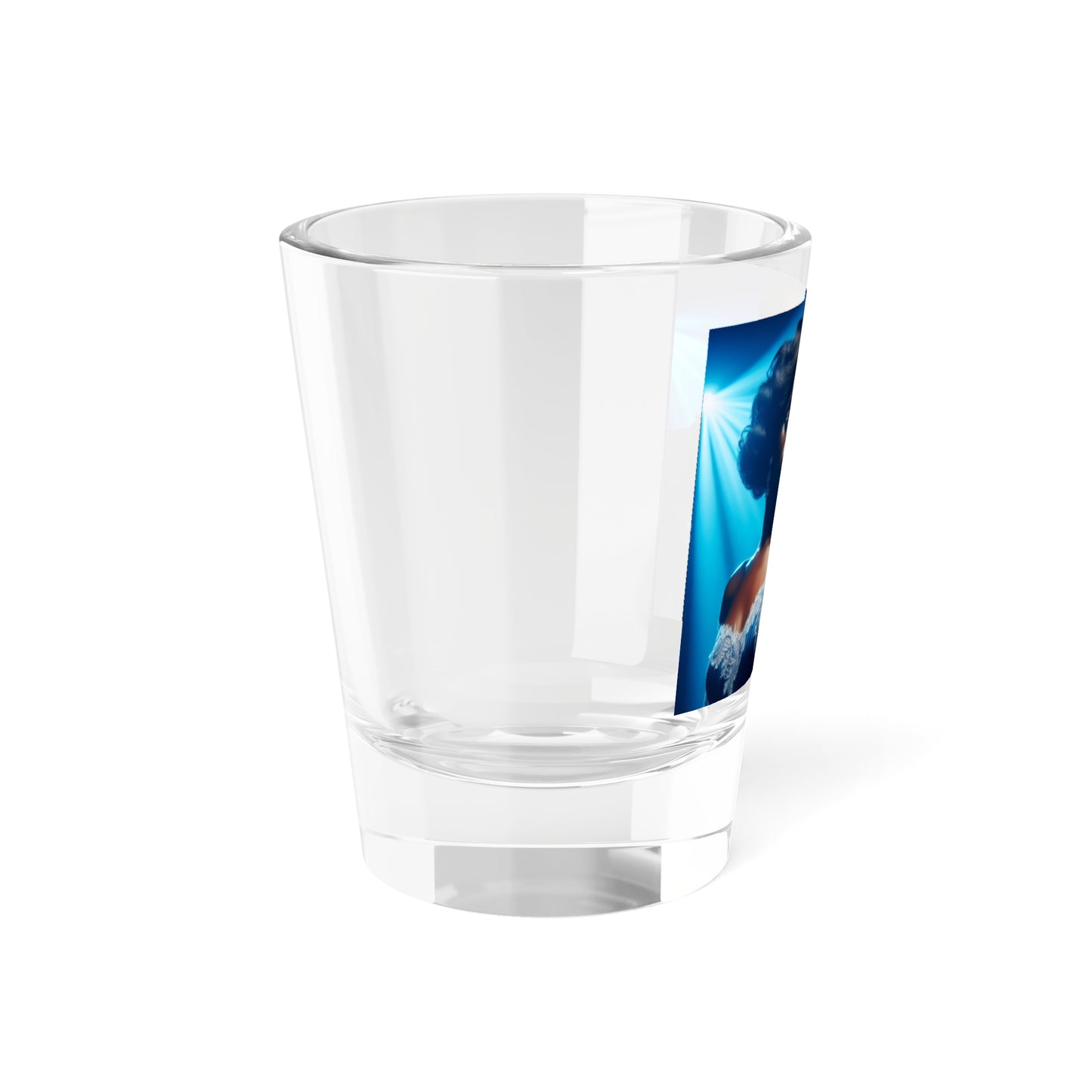 Blue Light Shot Glass, 1.5oz