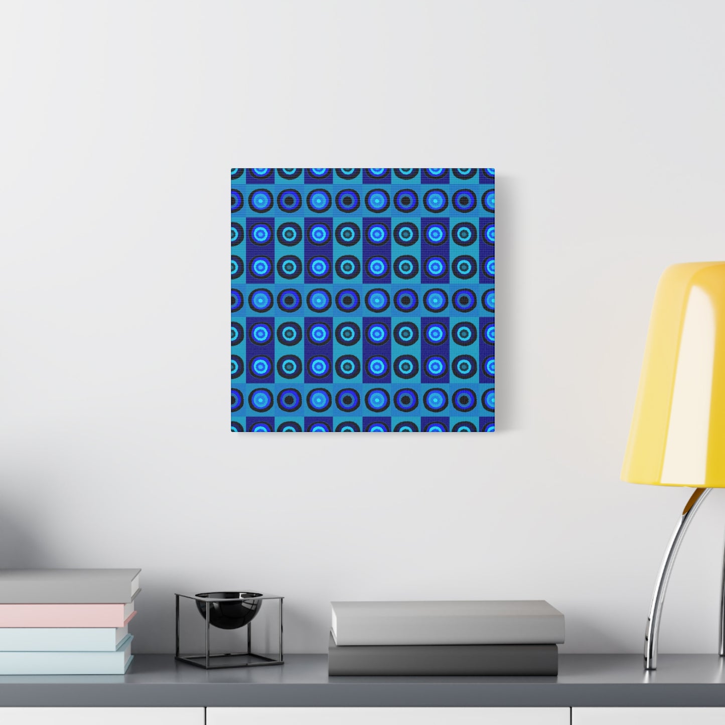 Blue Psyche Wall Art; Stretched Canvas