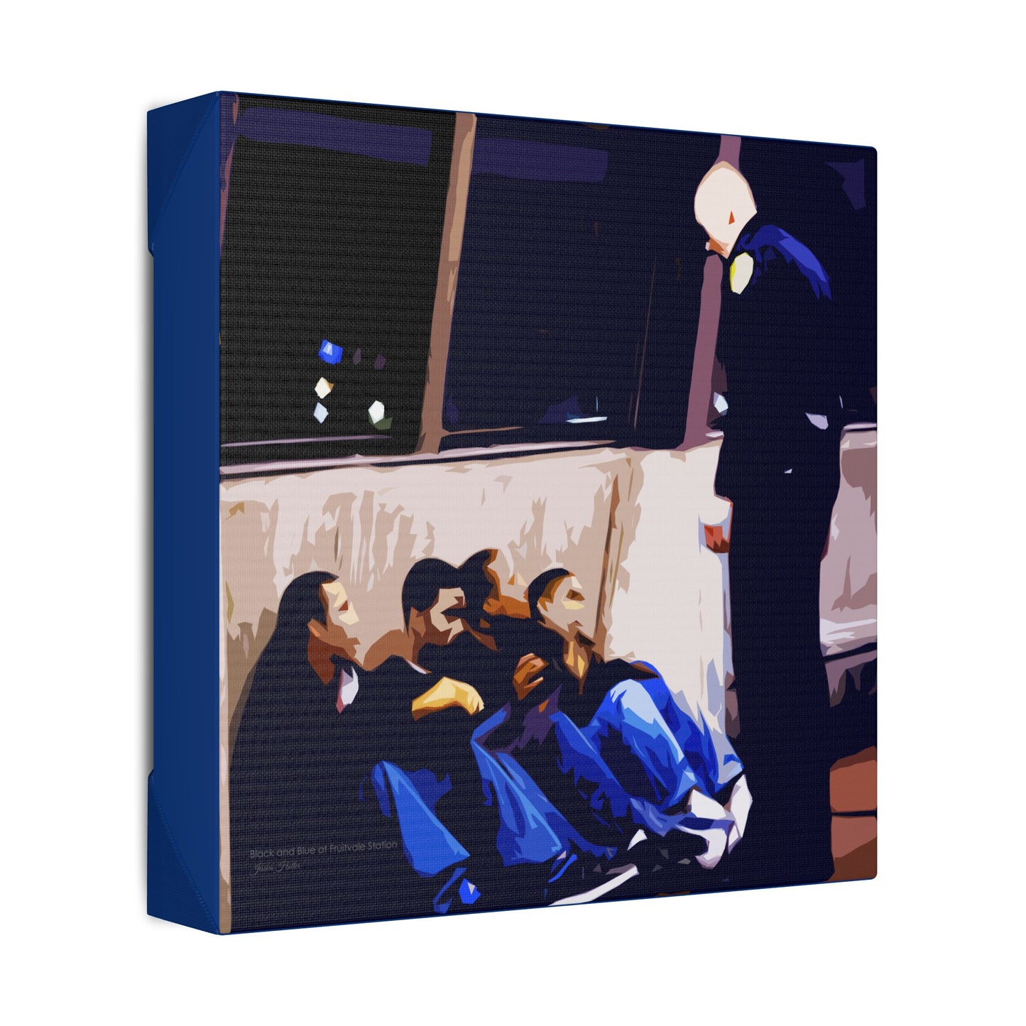 Black & Blue at Fruitvale Station ~ Classic Stretched Canvas