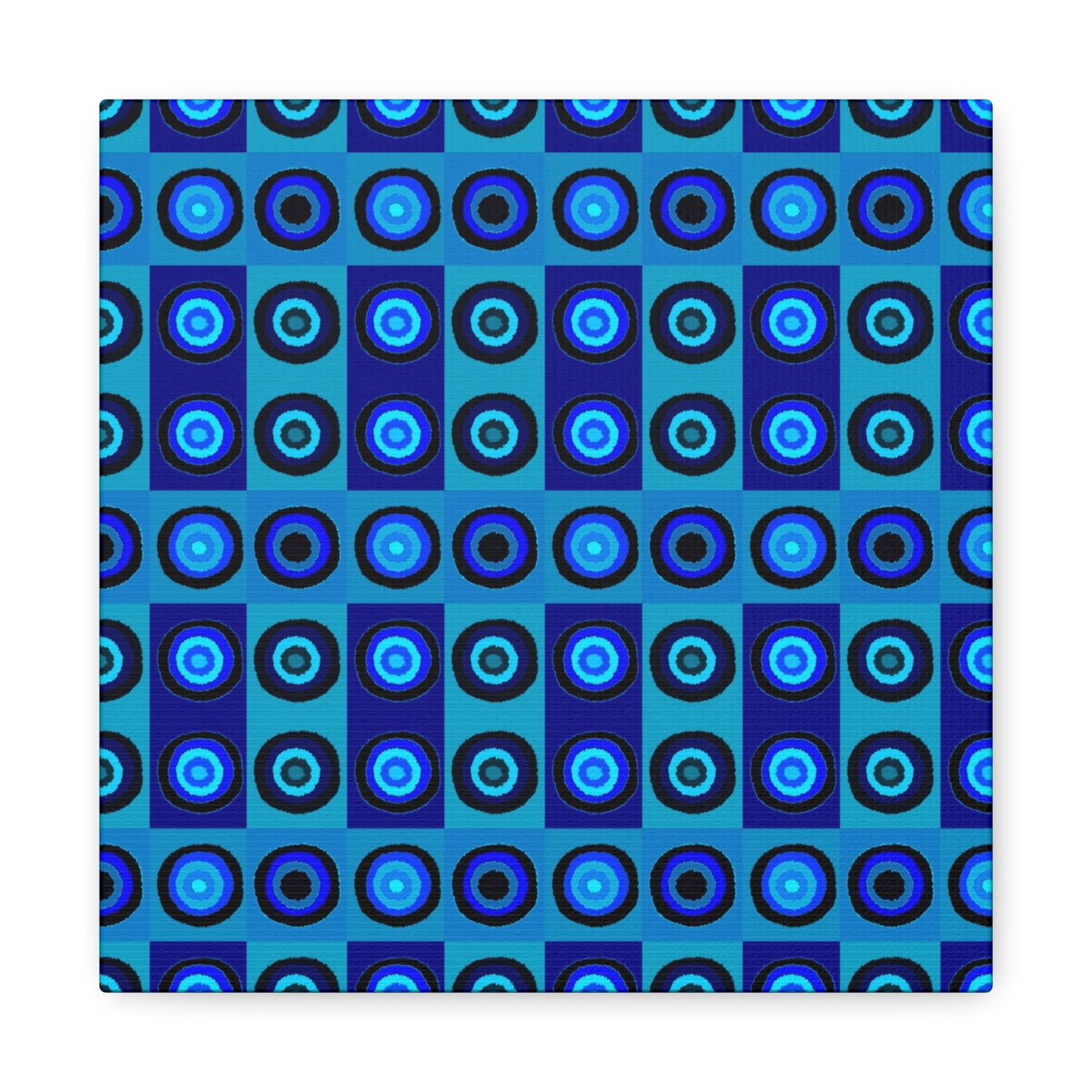 Blue Psyche Wall Art; Stretched Canvas