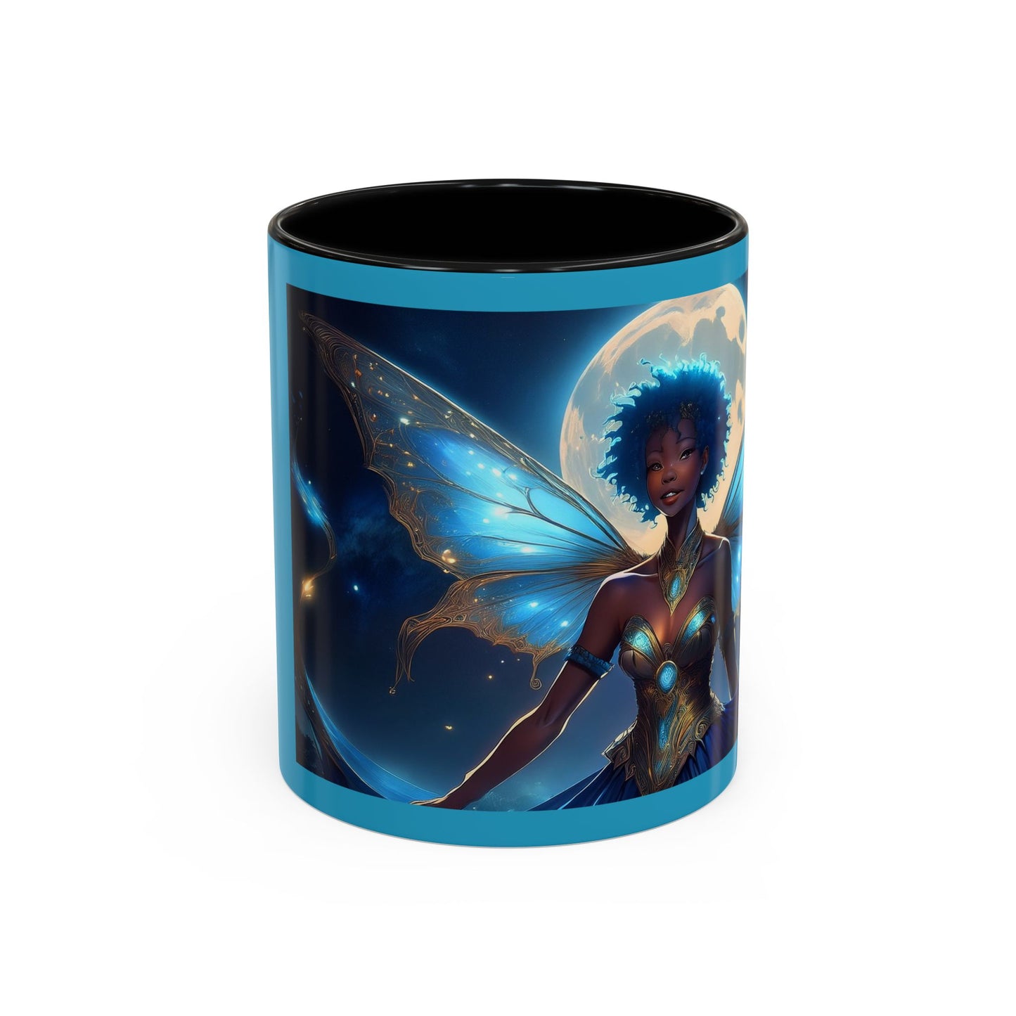 Blue Fairy Under Moon Mug (11oz)