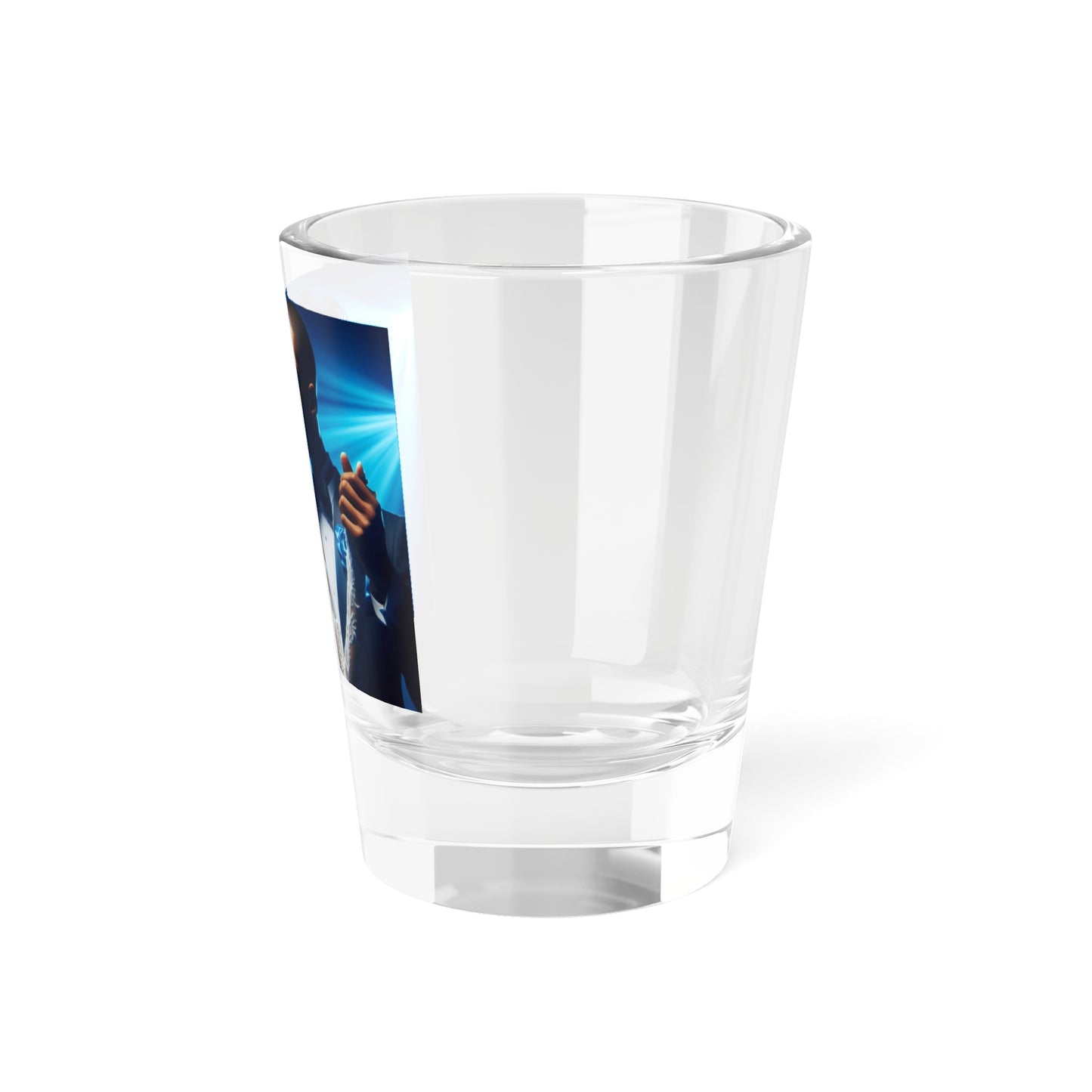 Blue Light Shot Glass, 1.5oz