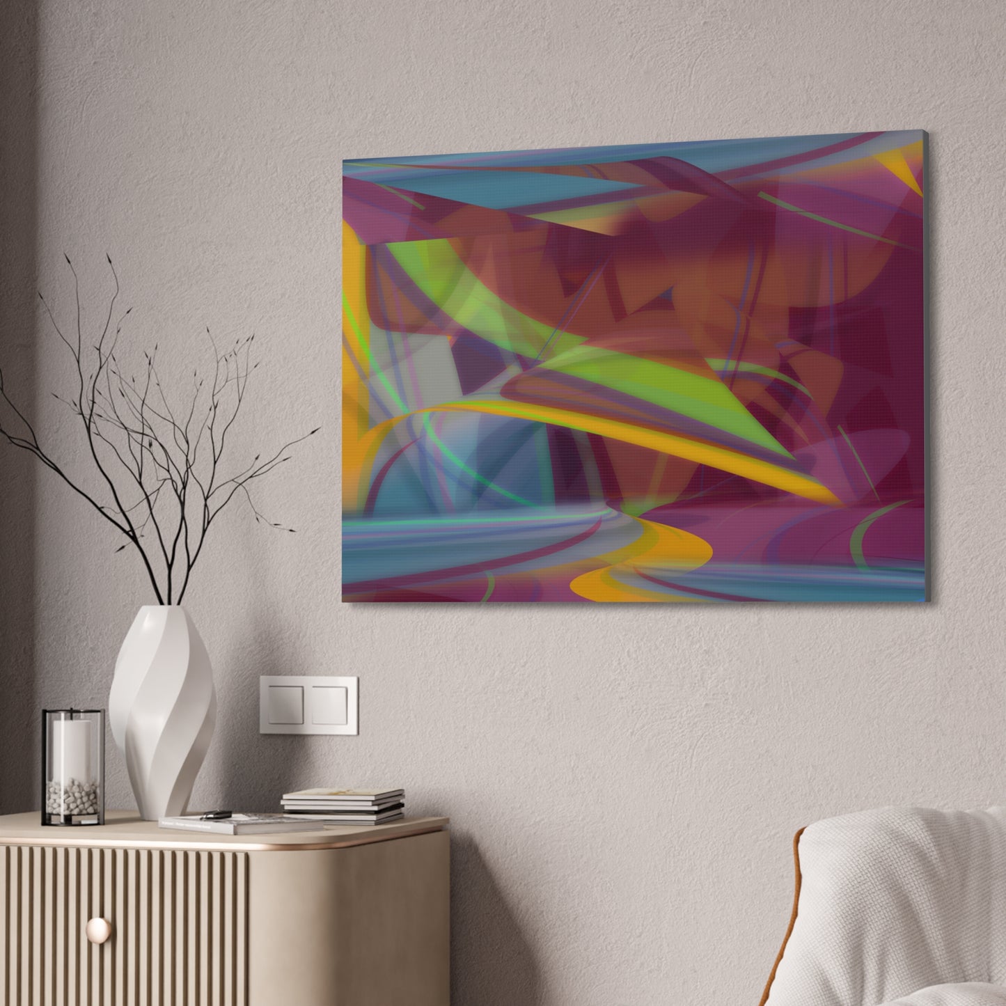 Subtle Mood Canvas Stretched Wall Art