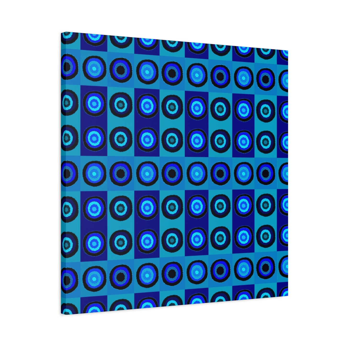 Blue Psyche Wall Art; Stretched Canvas