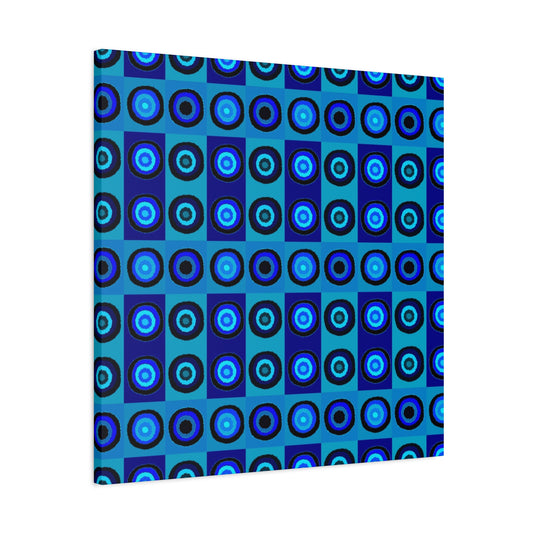 Blue Psyche Wall Art; Stretched Canvas