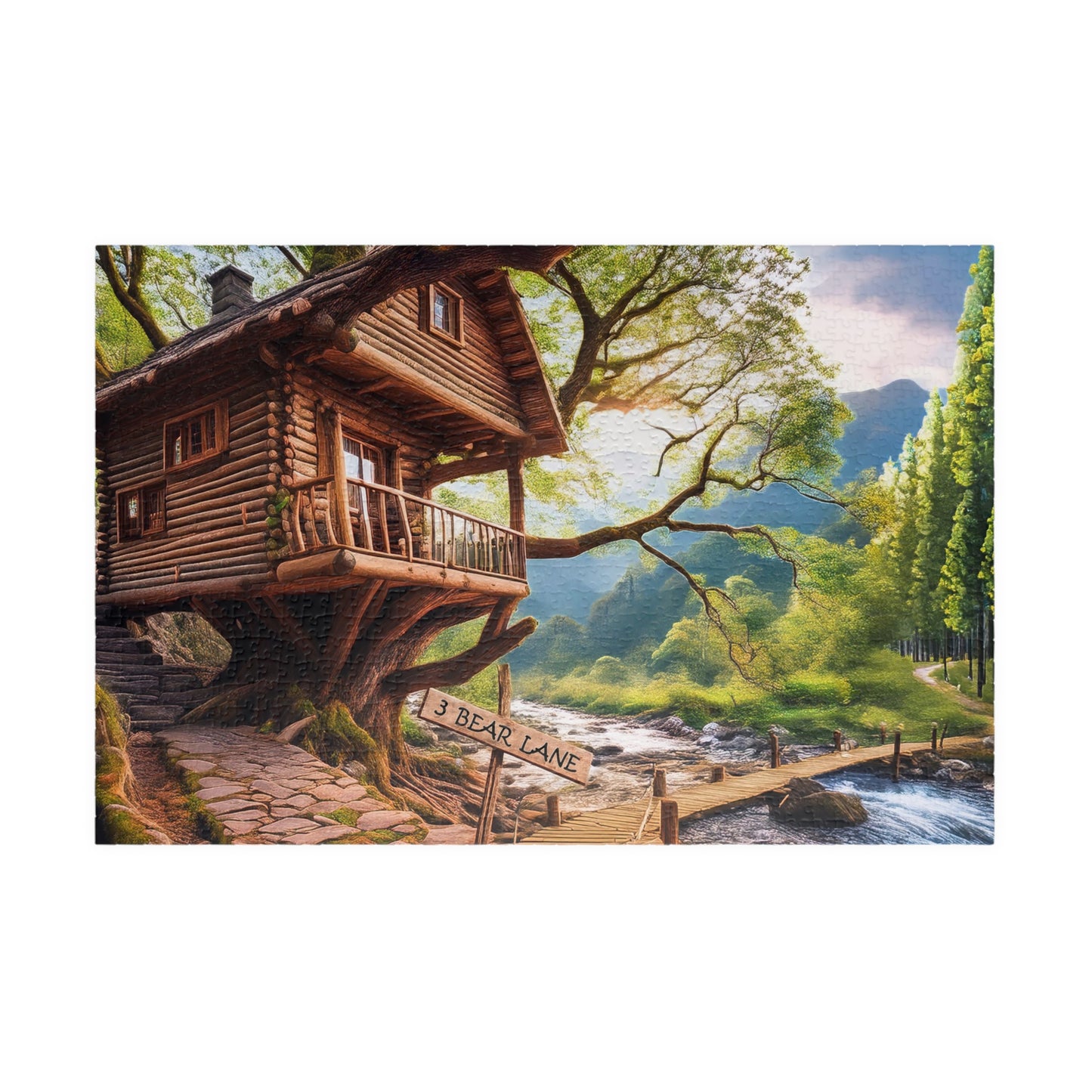 3 Bear Lane Puzzle - 1014-pieces