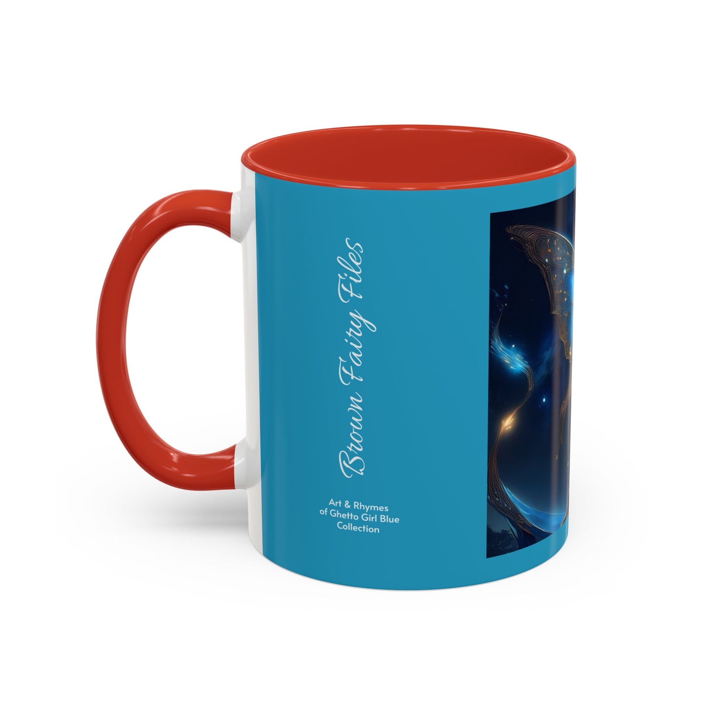 Blue Fairy Under Moon Mug (11oz)