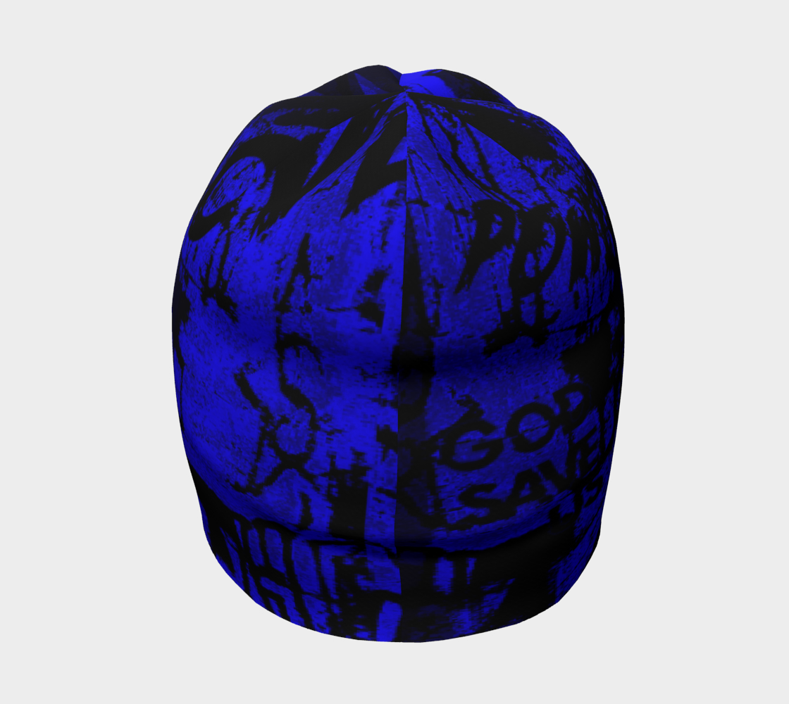 Flesh & Consequence Blue Beanie