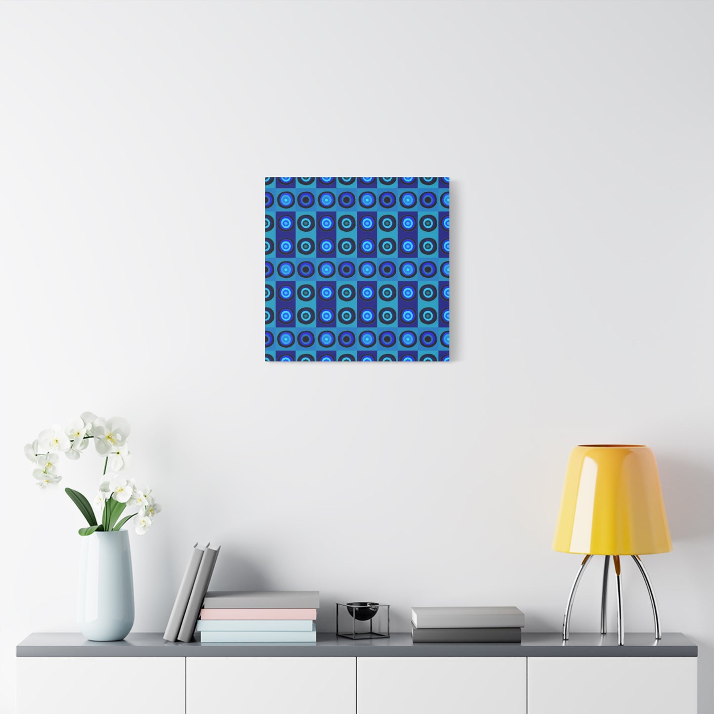 Blue Psyche Wall Art; Stretched Canvas