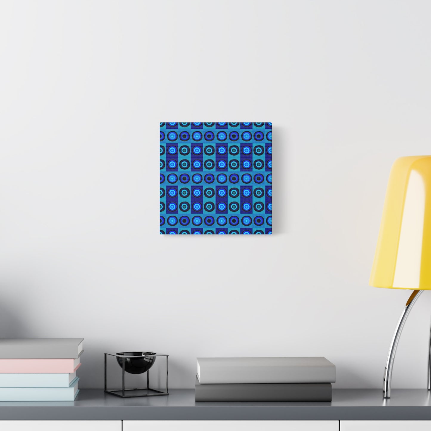 Blue Psyche Wall Art; Stretched Canvas