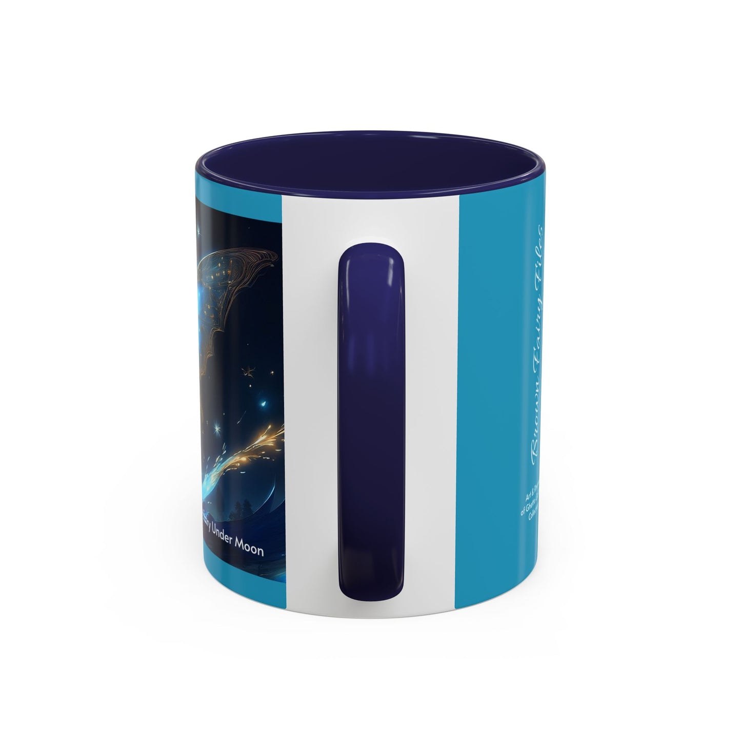 Blue Fairy Under Moon Mug (11oz)