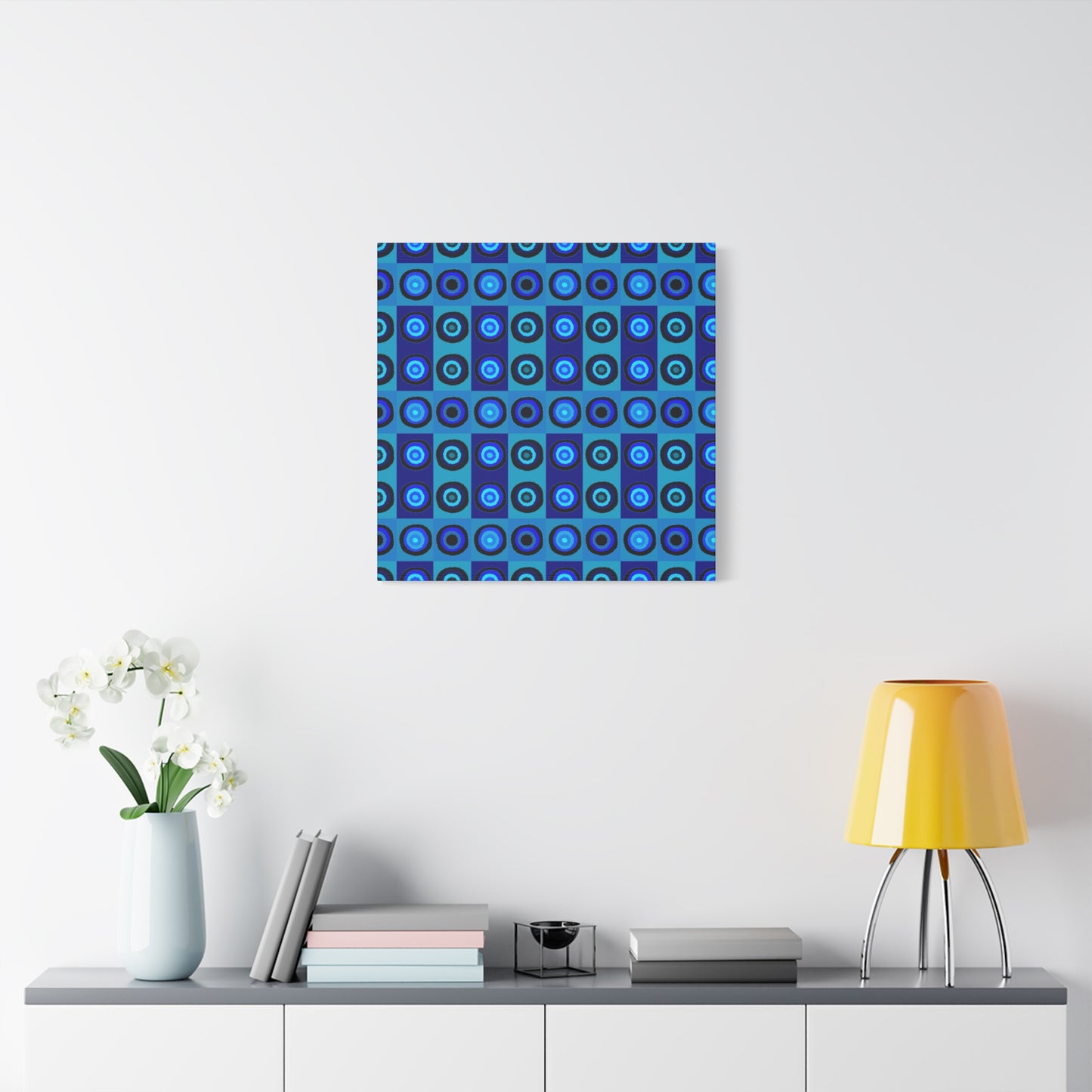 Blue Psyche Wall Art; Stretched Canvas