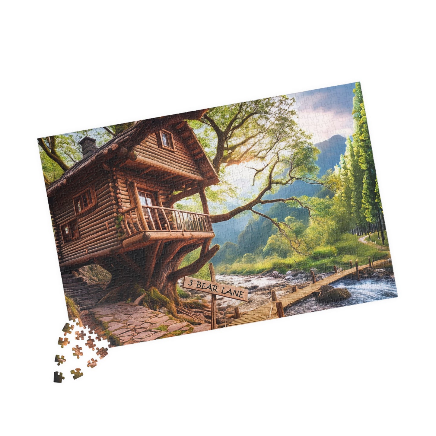 3 Bear Lane Puzzle - 1014-pieces