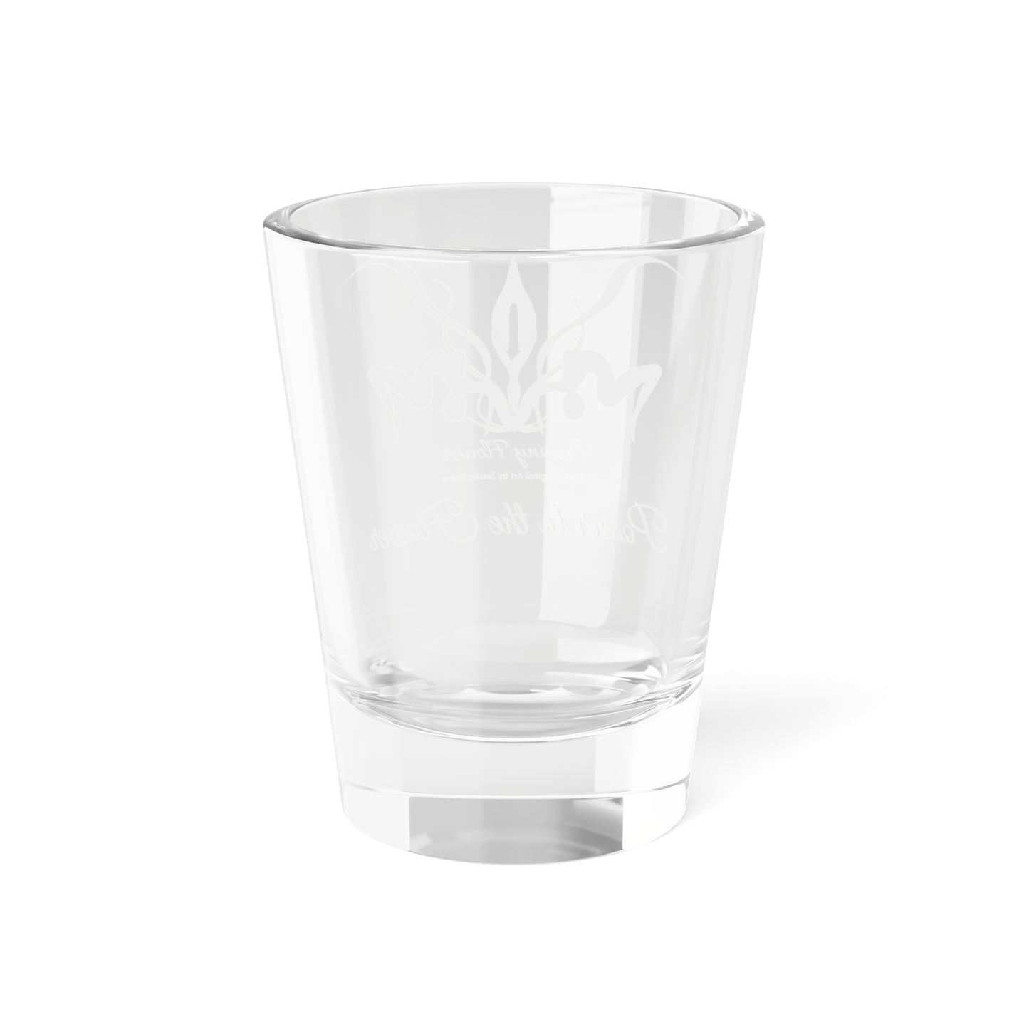 Power to the Flower Classic Original Shot Glass, 1.5oz