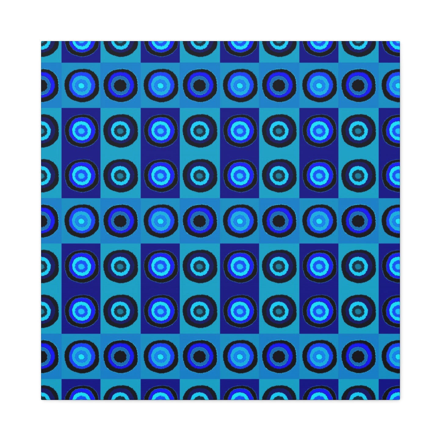 Blue Psyche Wall Art; Stretched Canvas