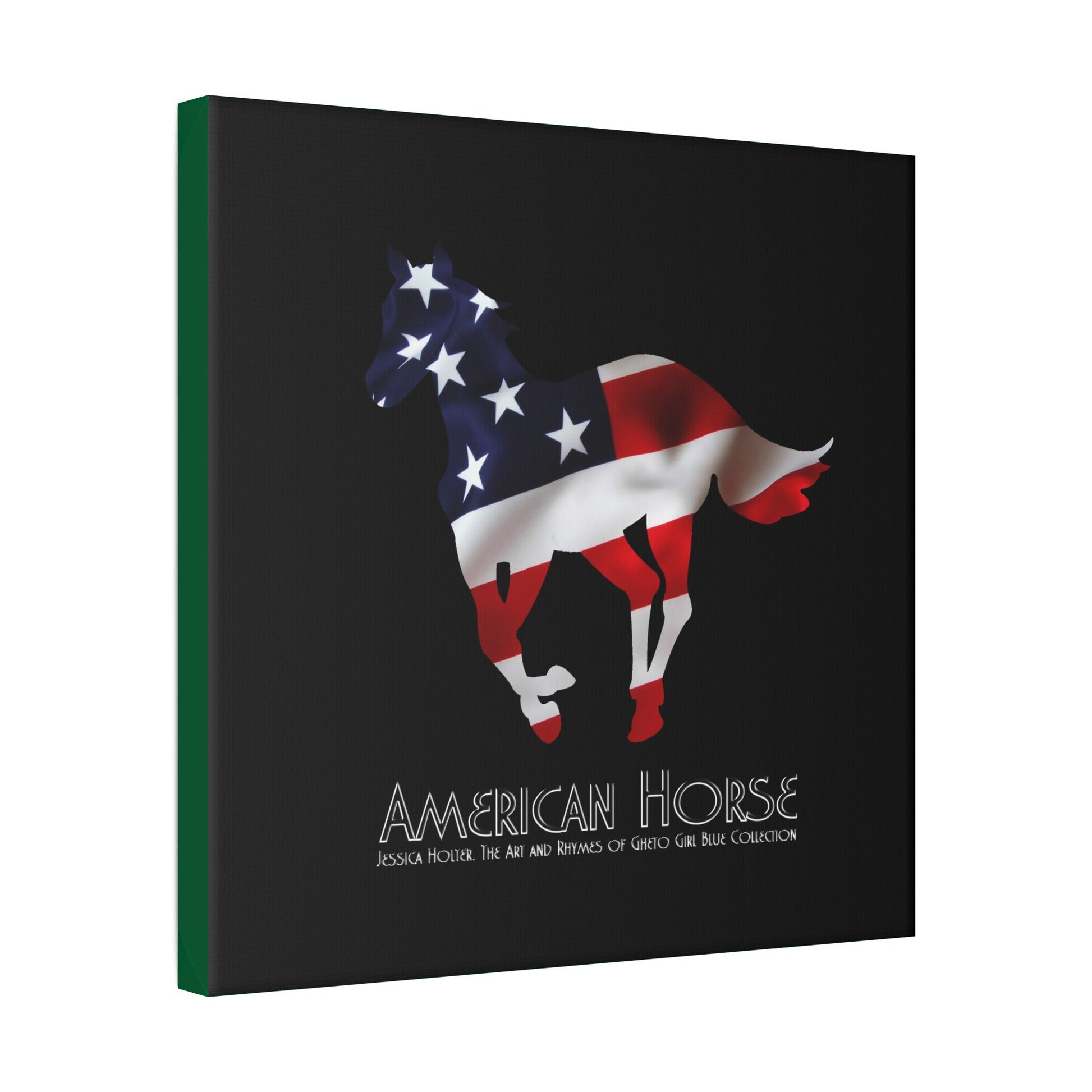 American Horse ~ Classic Stretched Canvas Artwork by Jessica Holter