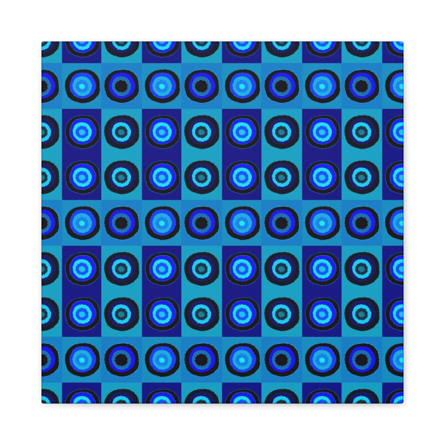 Blue Psyche Wall Art; Stretched Canvas