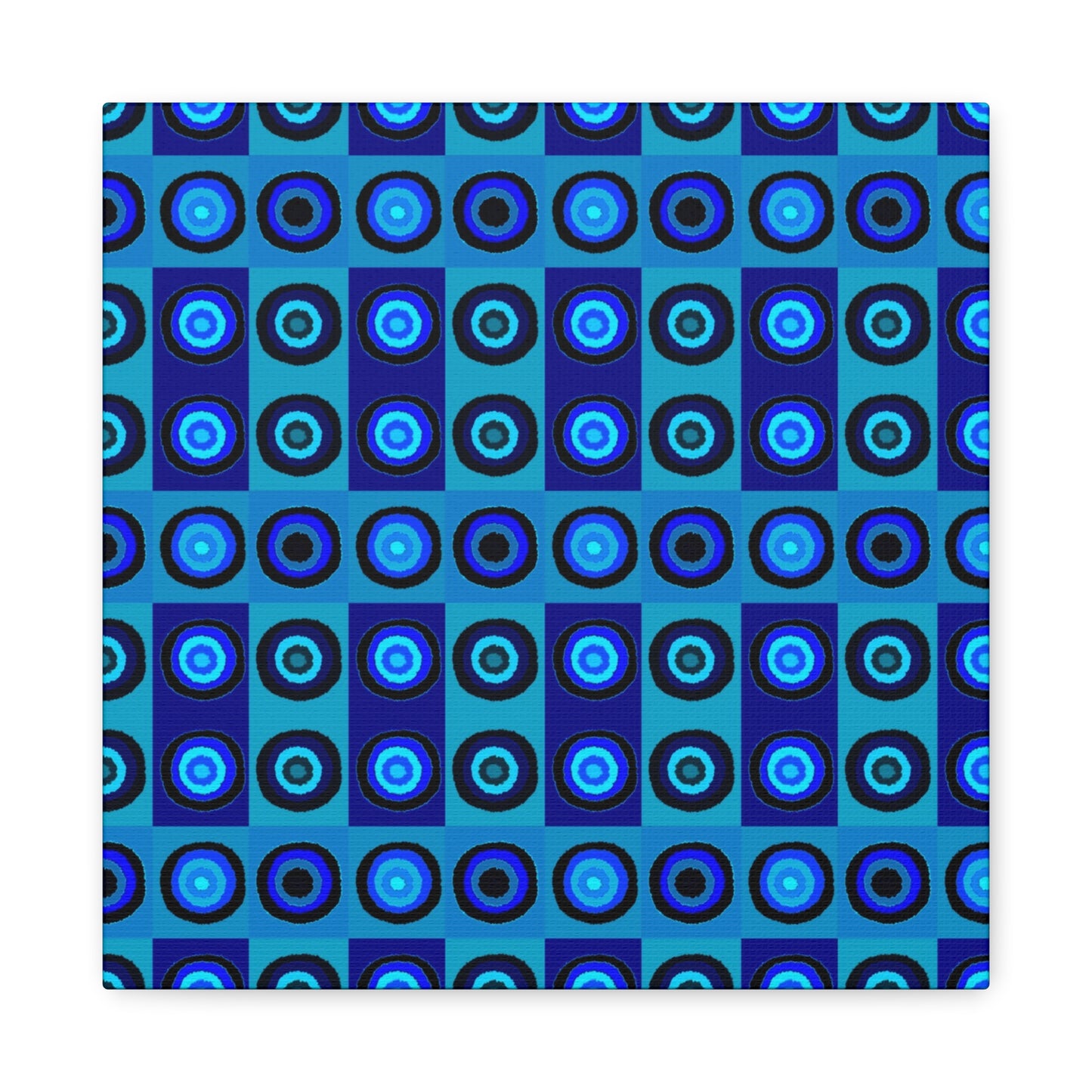 Blue Psyche Wall Art; Stretched Canvas