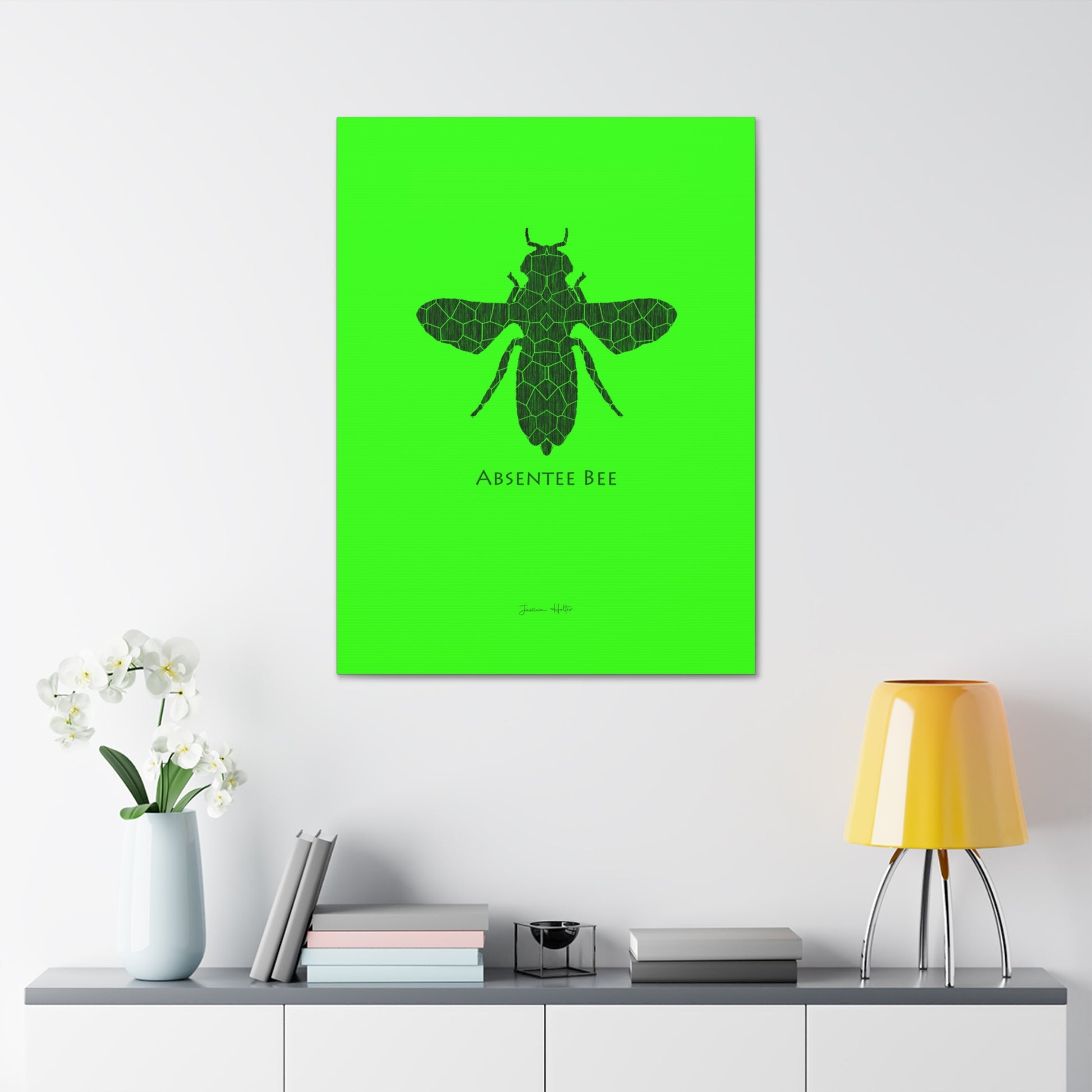 Absentee Bee Artwork by Jessica Holter