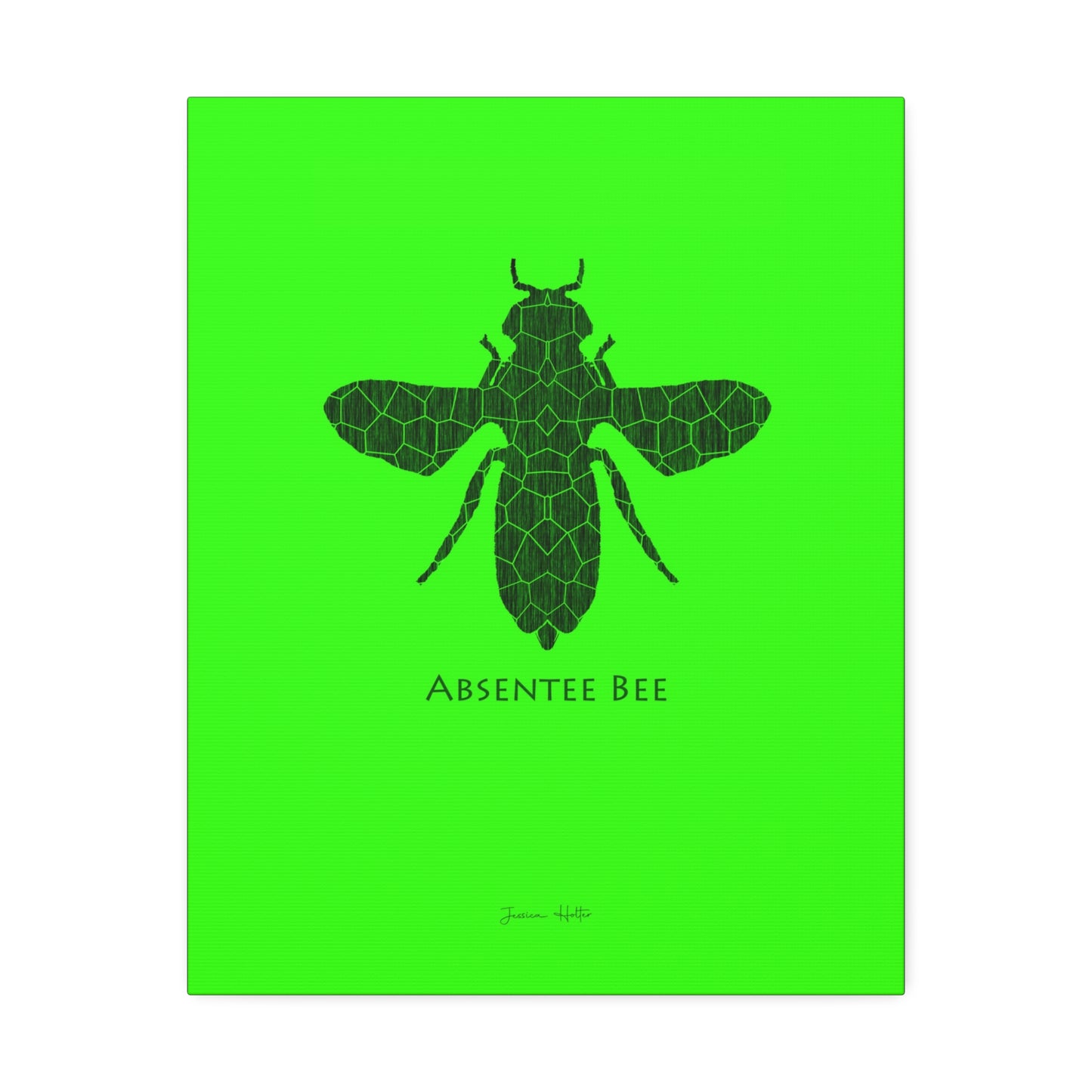 Absentee Bee Artwork by Jessica Holter