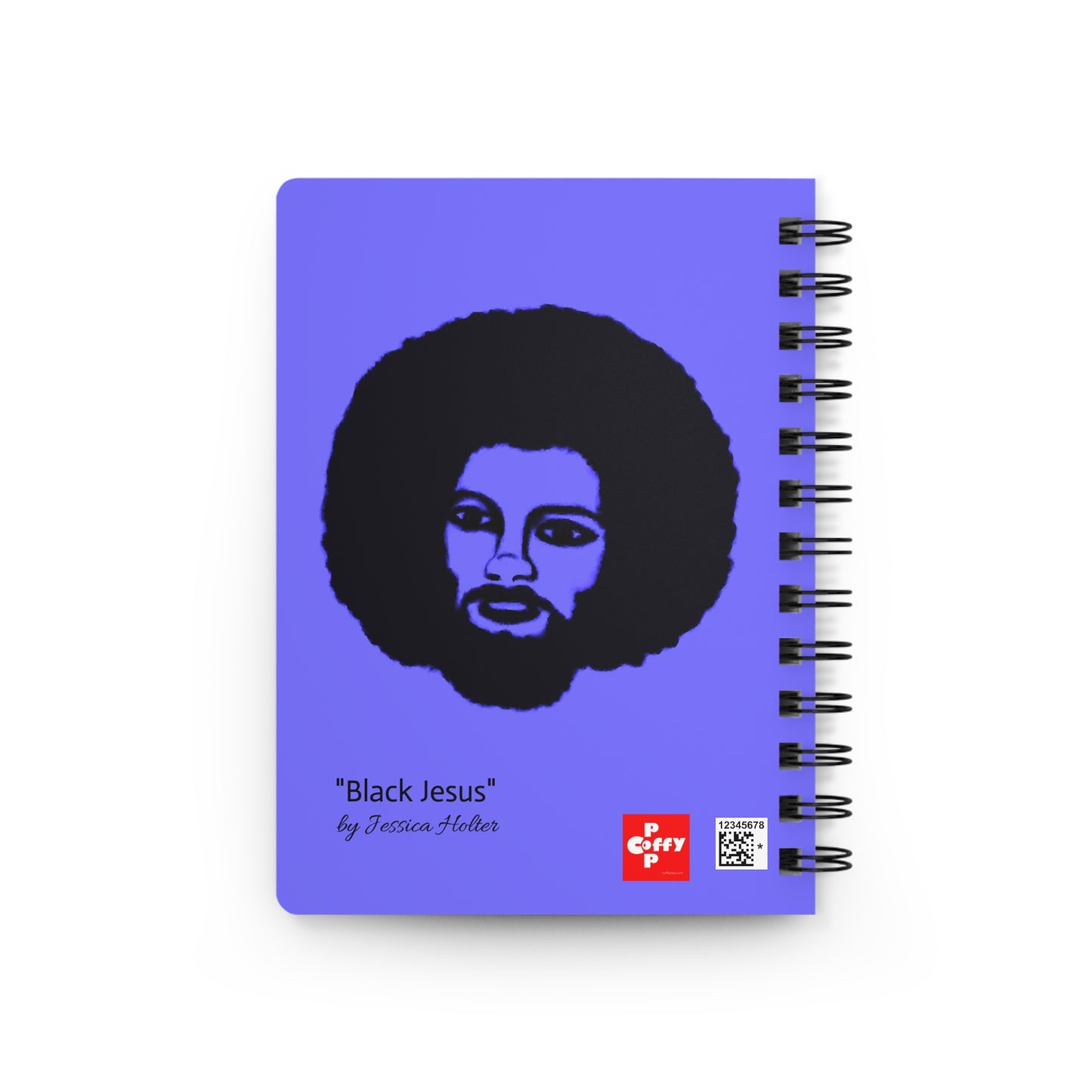 What Would Black Jesus Do? Spiral Bound Journal (Purple)