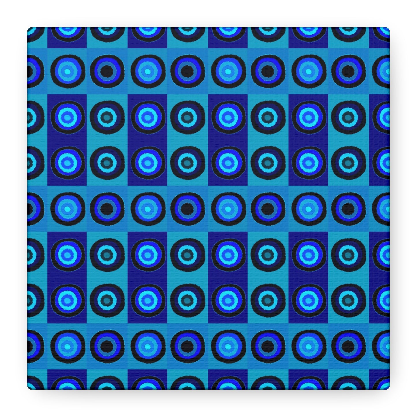 Blue Psyche Wall Art; Stretched Canvas