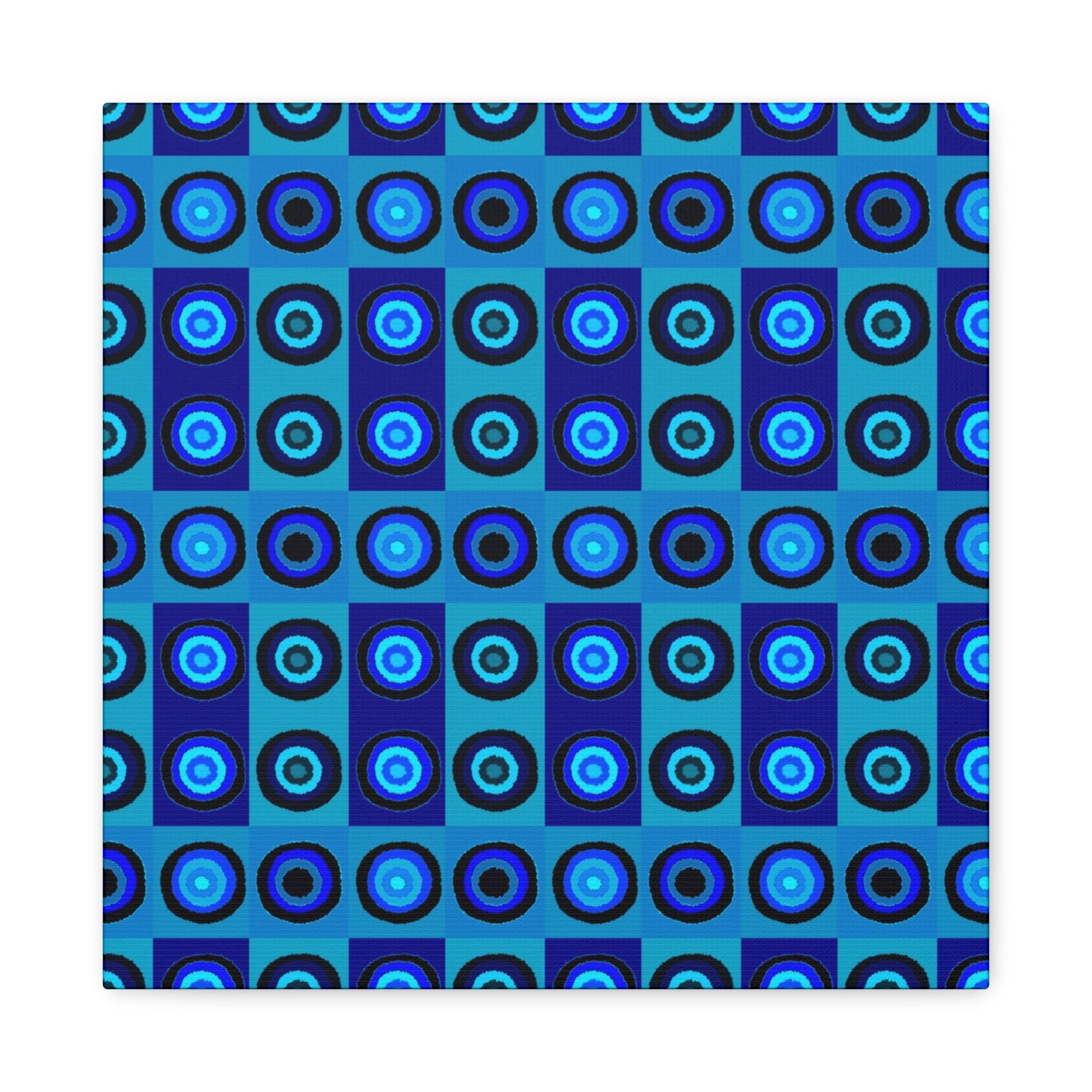 Blue Psyche Wall Art; Stretched Canvas