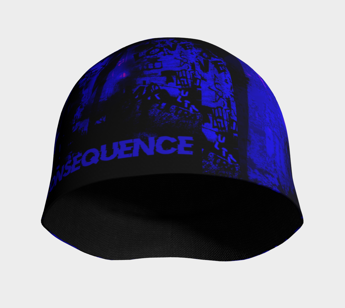 Flesh & Consequence Blue Beanie