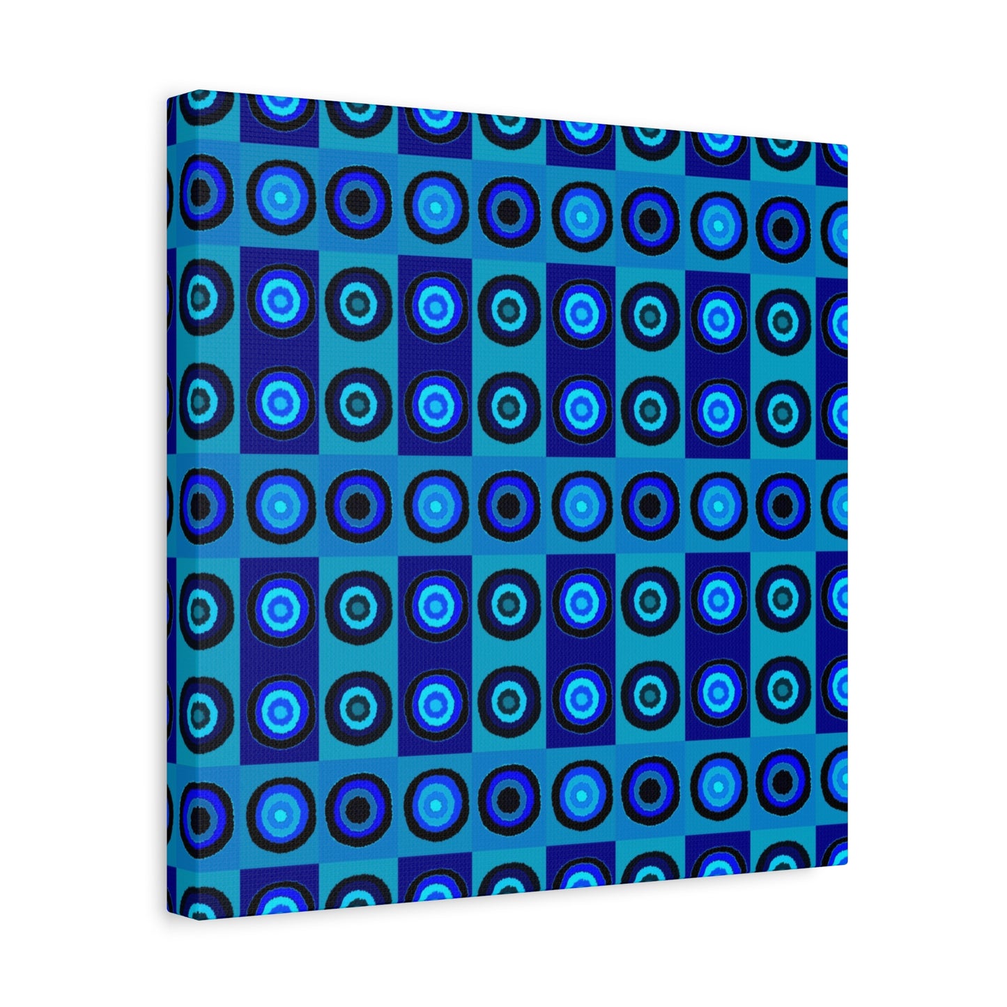 Blue Psyche Wall Art; Stretched Canvas