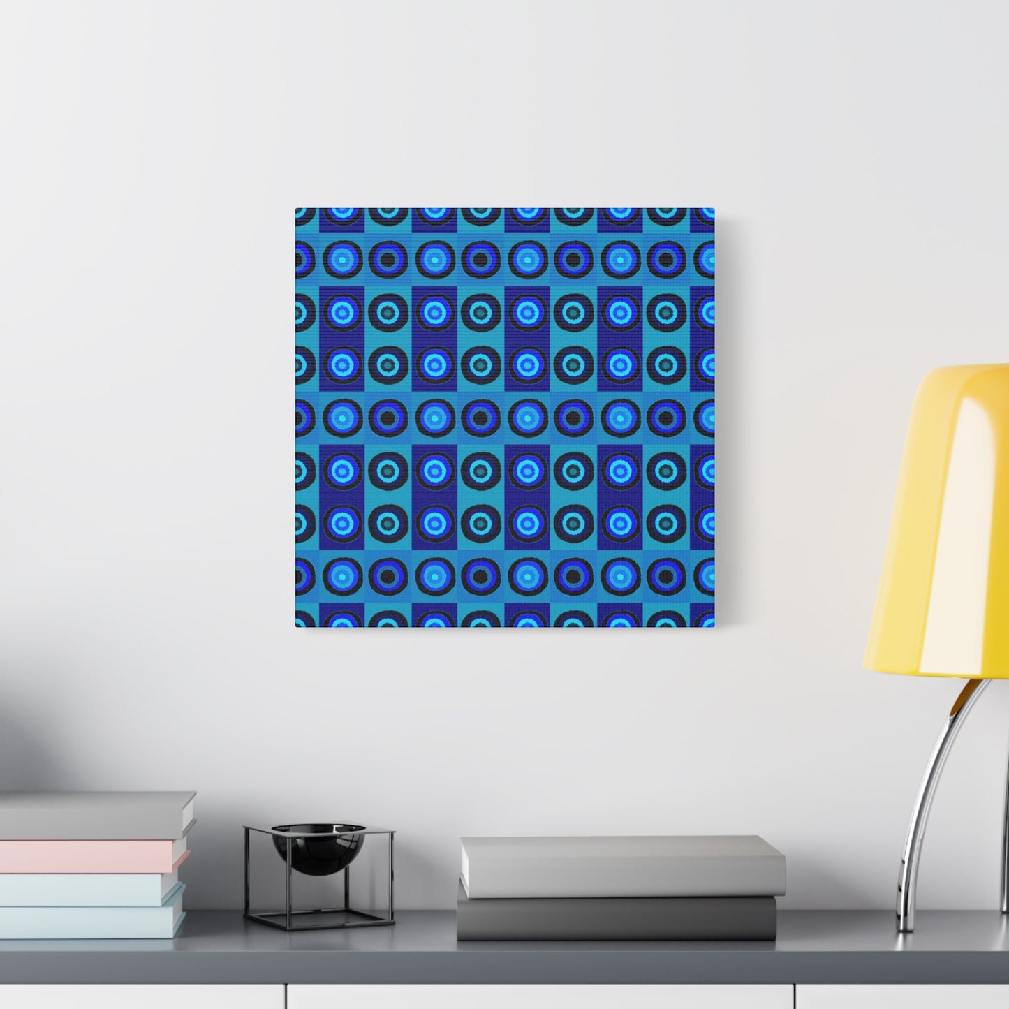 Blue Psyche Wall Art; Stretched Canvas