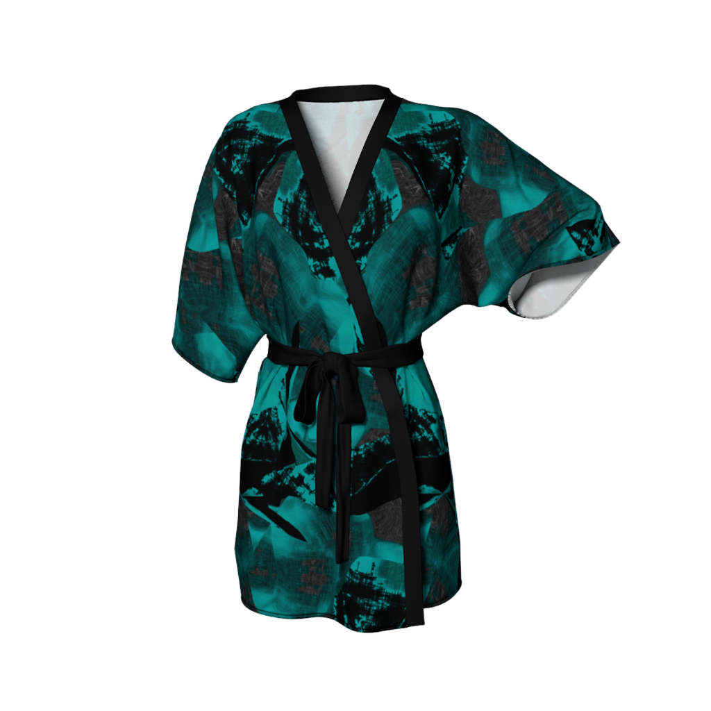 "Casually Turquoise" Kimono (Robe)