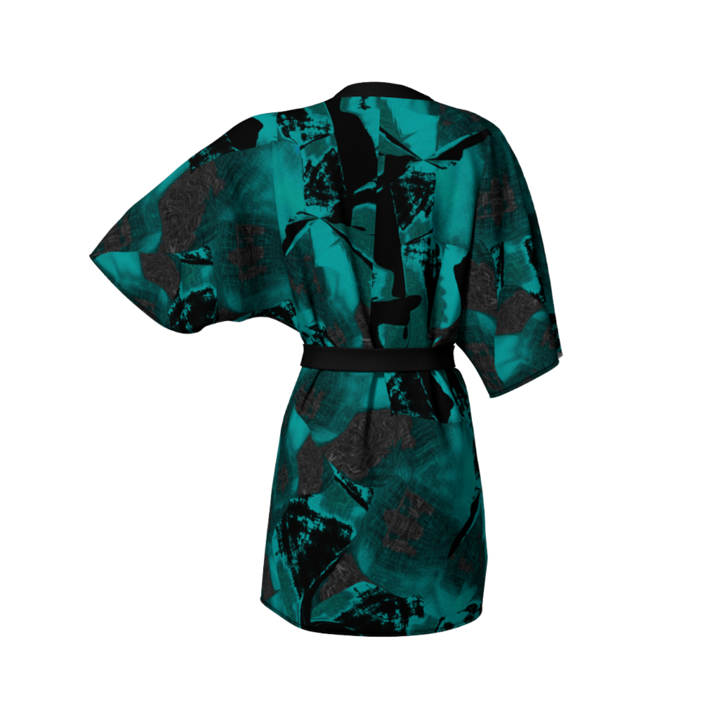 "Casually Turquoise" Kimono (Robe)